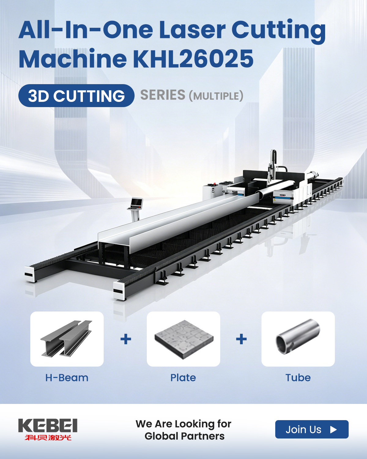 Kebei Laser Facebook ad: Partner with KEBEI Laser