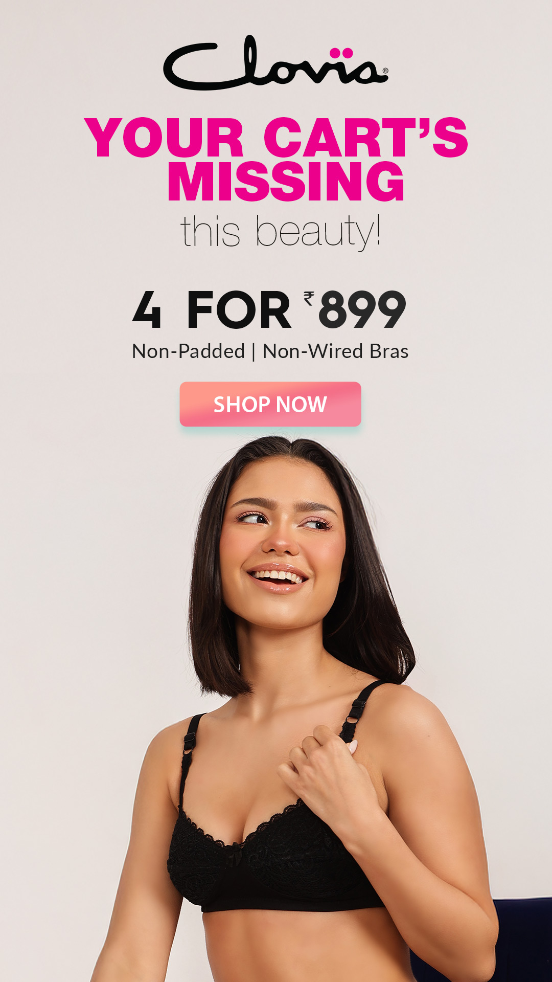 Clovia Facebook ad