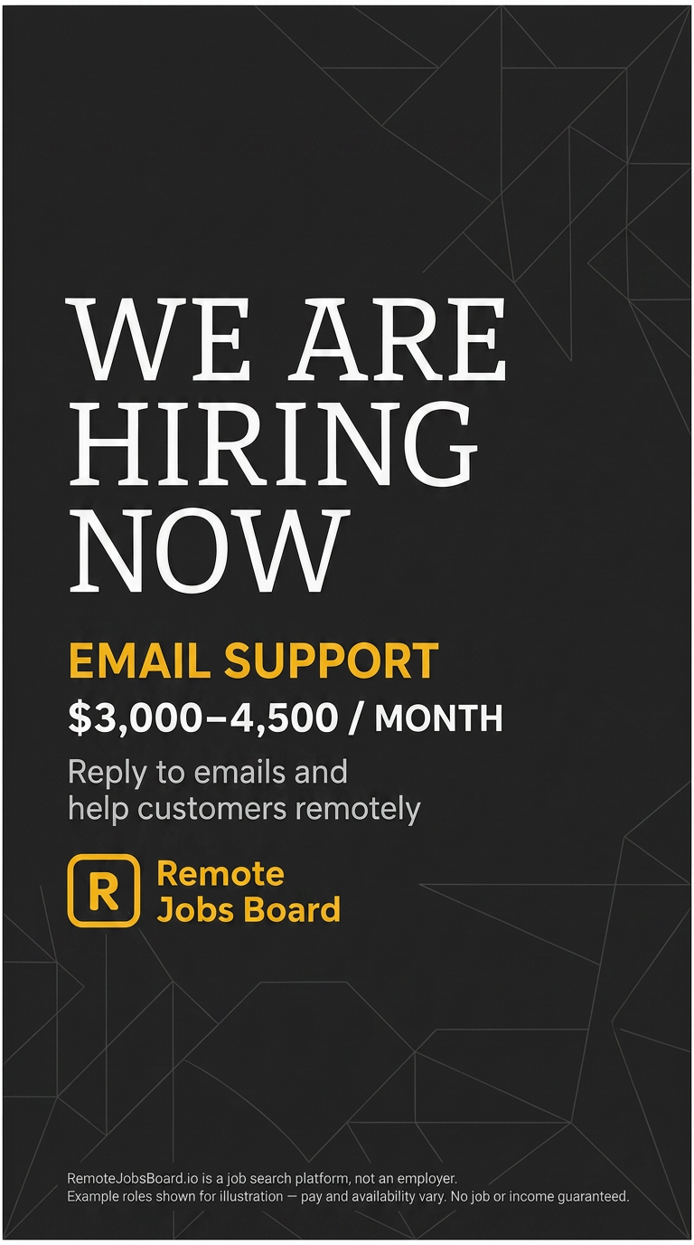 Remote Jobs Board - Work From Anywhere Facebook ad