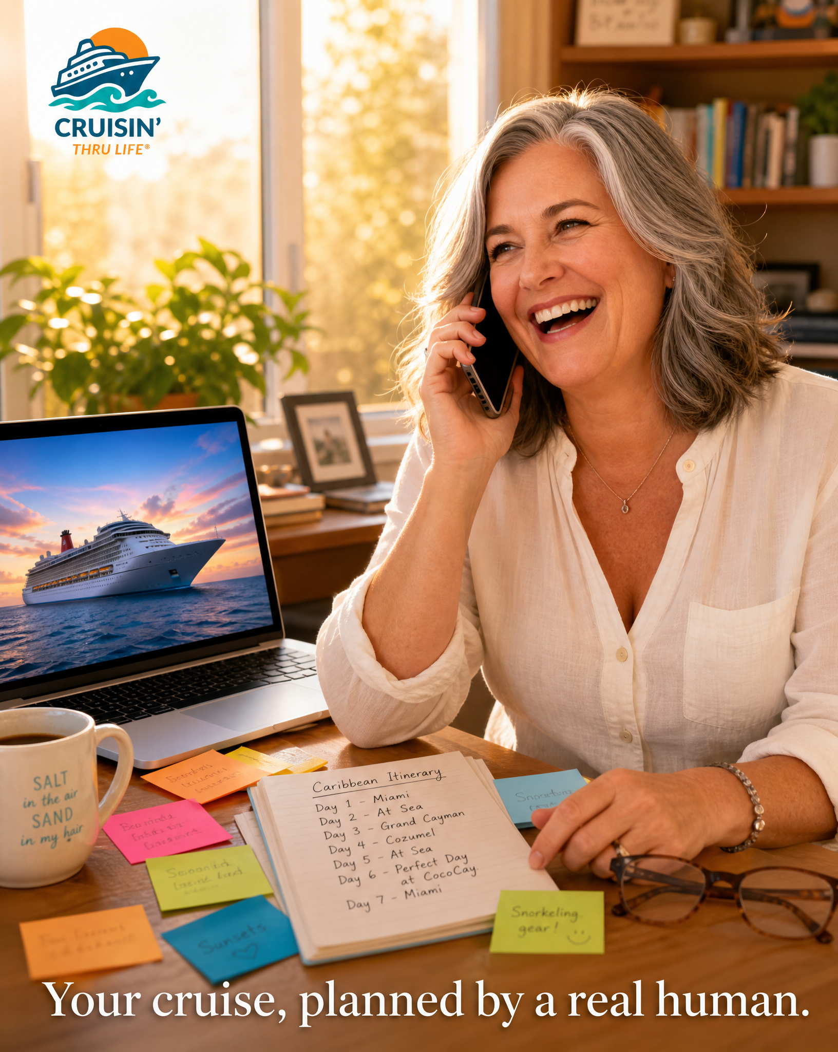 Cruisin' Thru Life Facebook ad: A Real Cruise Planner, For Free