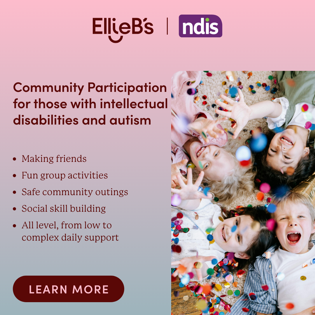 EllieB's Disability Services Facebook ad