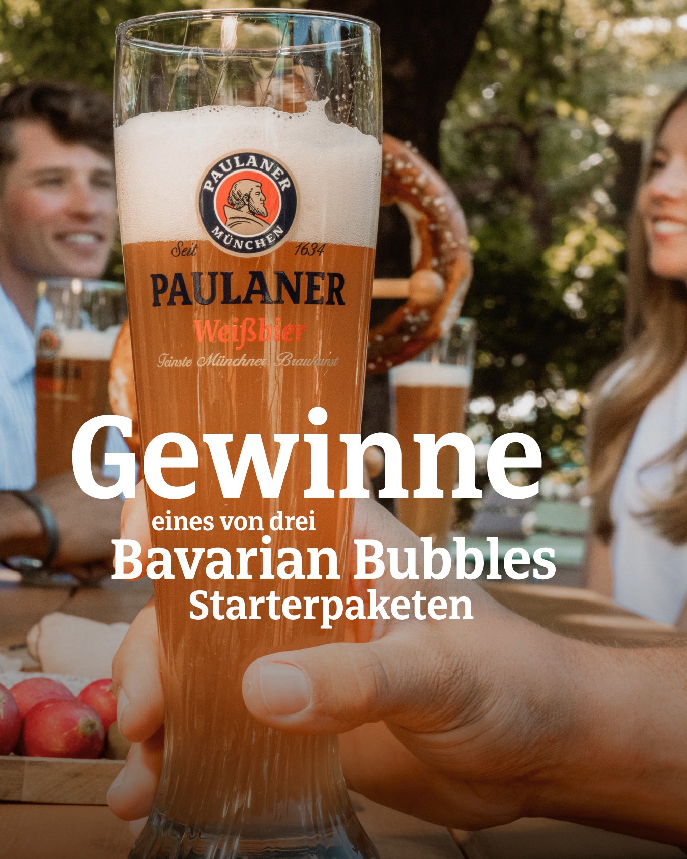 Paulaner Deutschland Facebook ad: Weißbier neu gedacht.