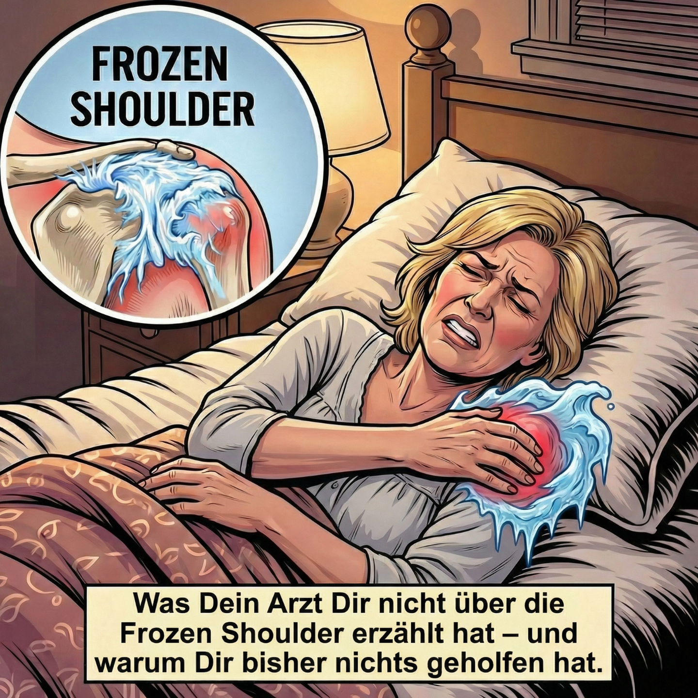 Dr. med. Michael Carter Facebook ad: Tschüss Schulterschmerz, in nur 8 Wochen!
