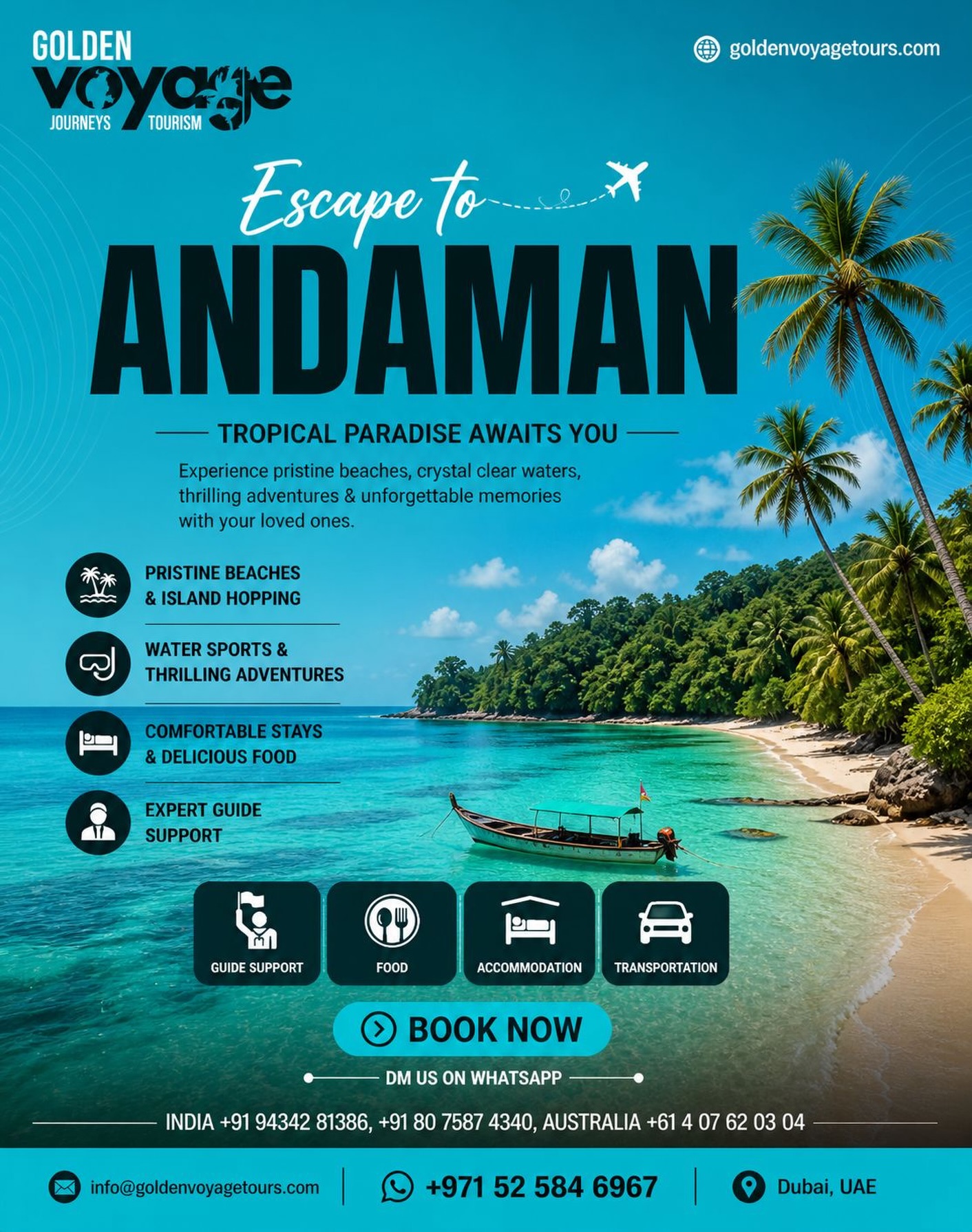 Golden Voyage  Facebook ad