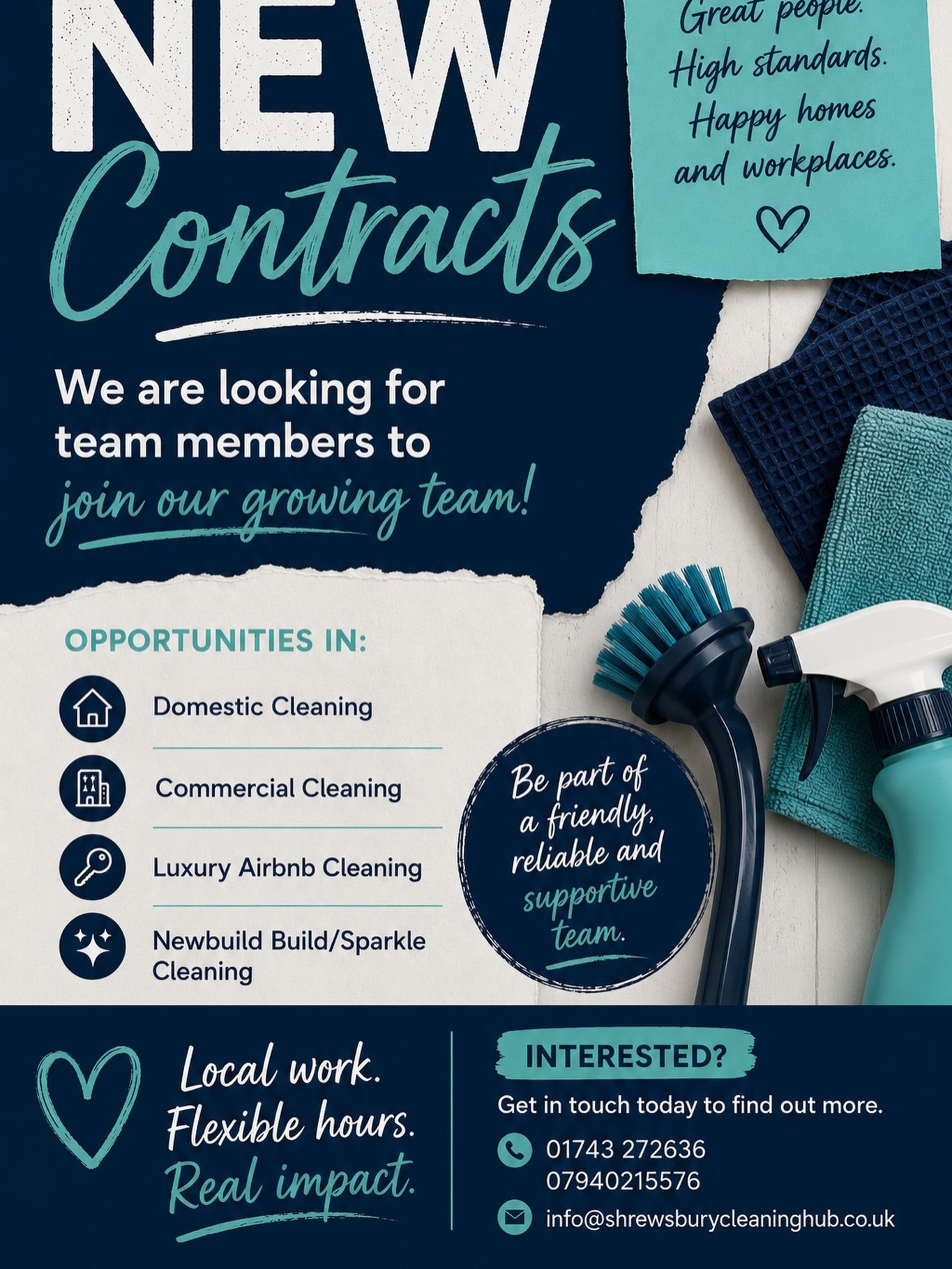 Shrewsbury Cleaning Hub Facebook ad