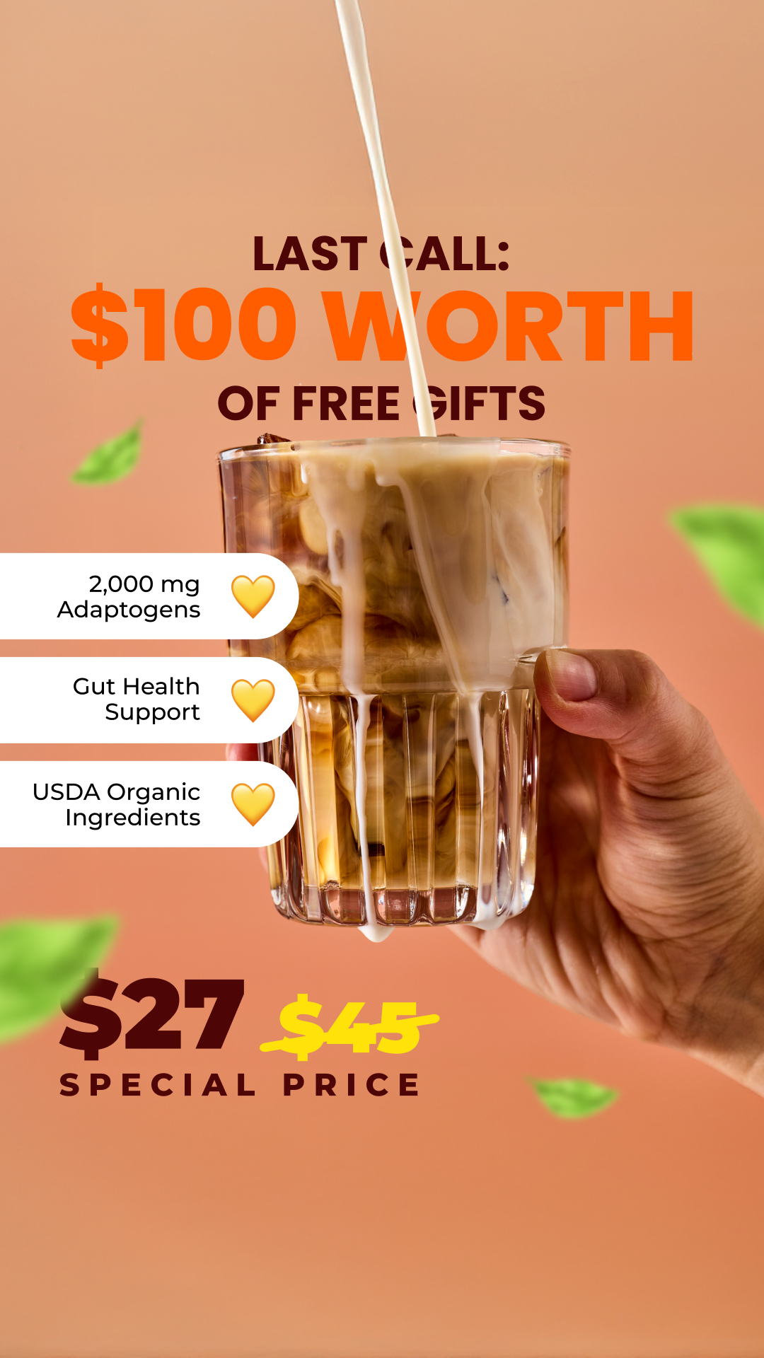 RYZE Superfoods Facebook ad