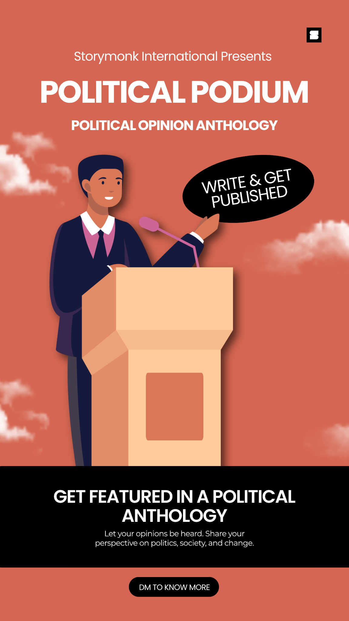 Storymonk Int'l Book Publishers Facebook ad from Apr 13, 2026