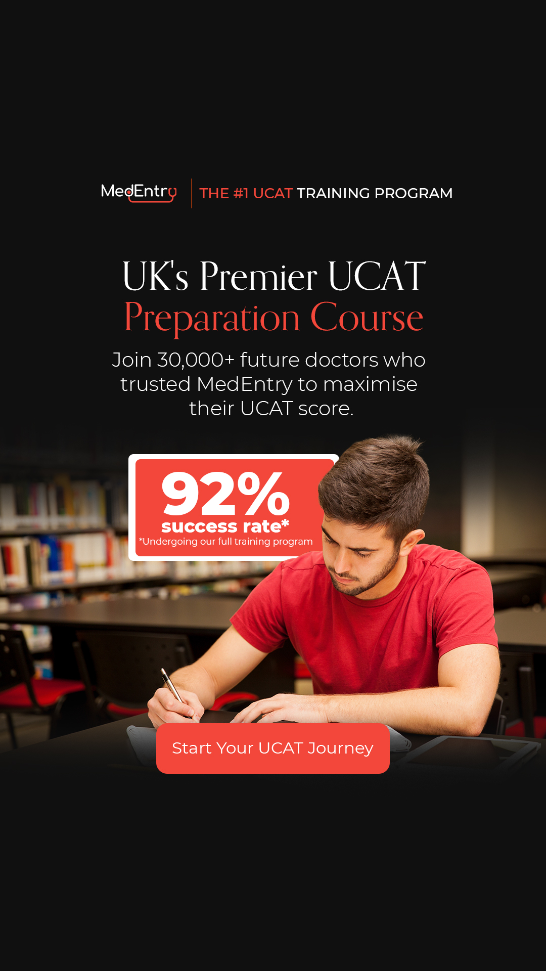 MedEntry UCAT UK Facebook ad