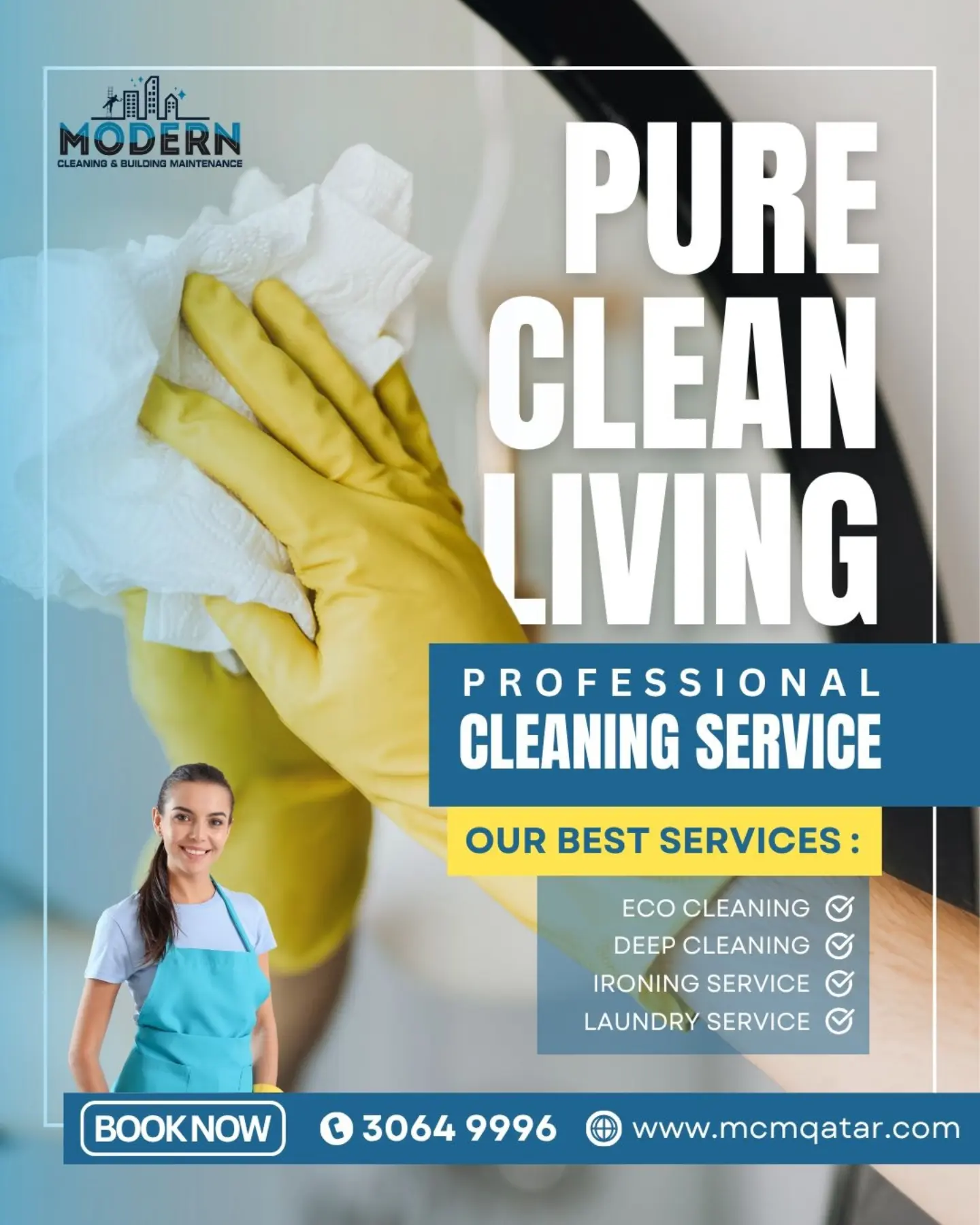Modern Cleaning & Building Maintenance Facebook ad