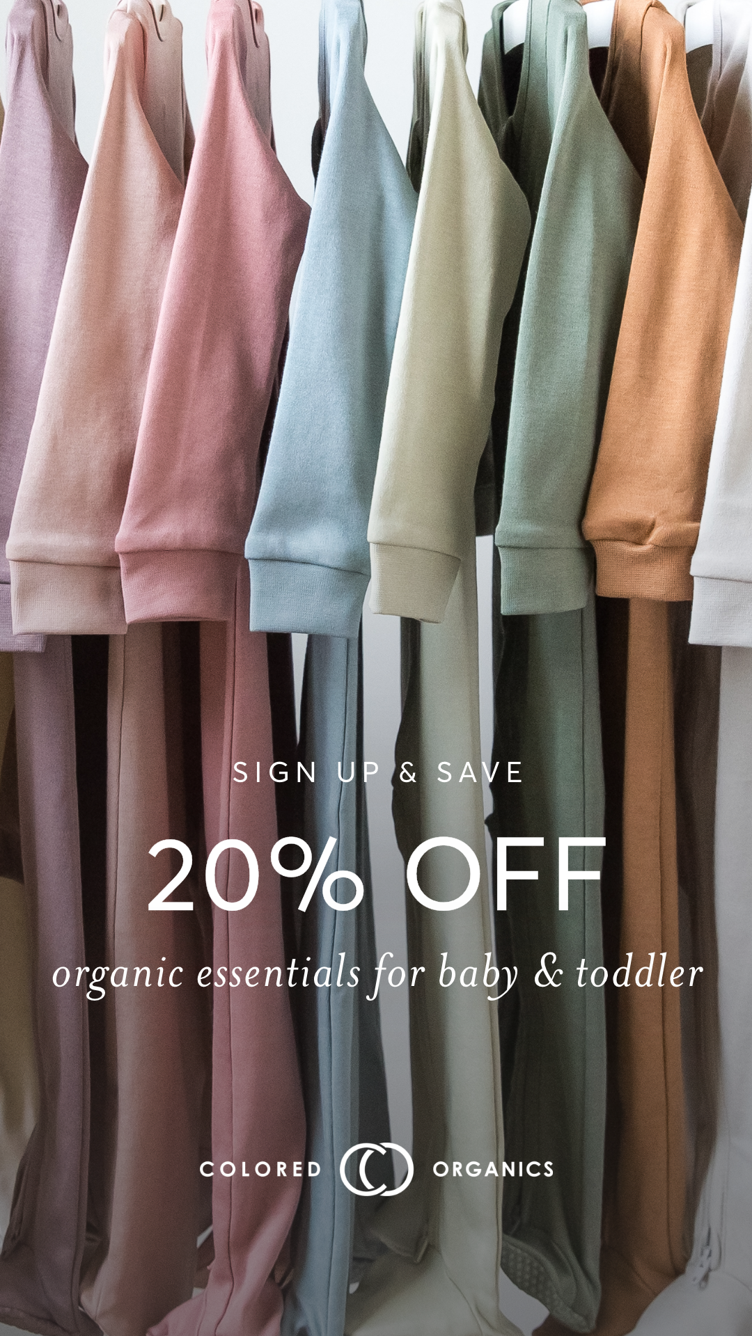 Colored Organics Facebook ad