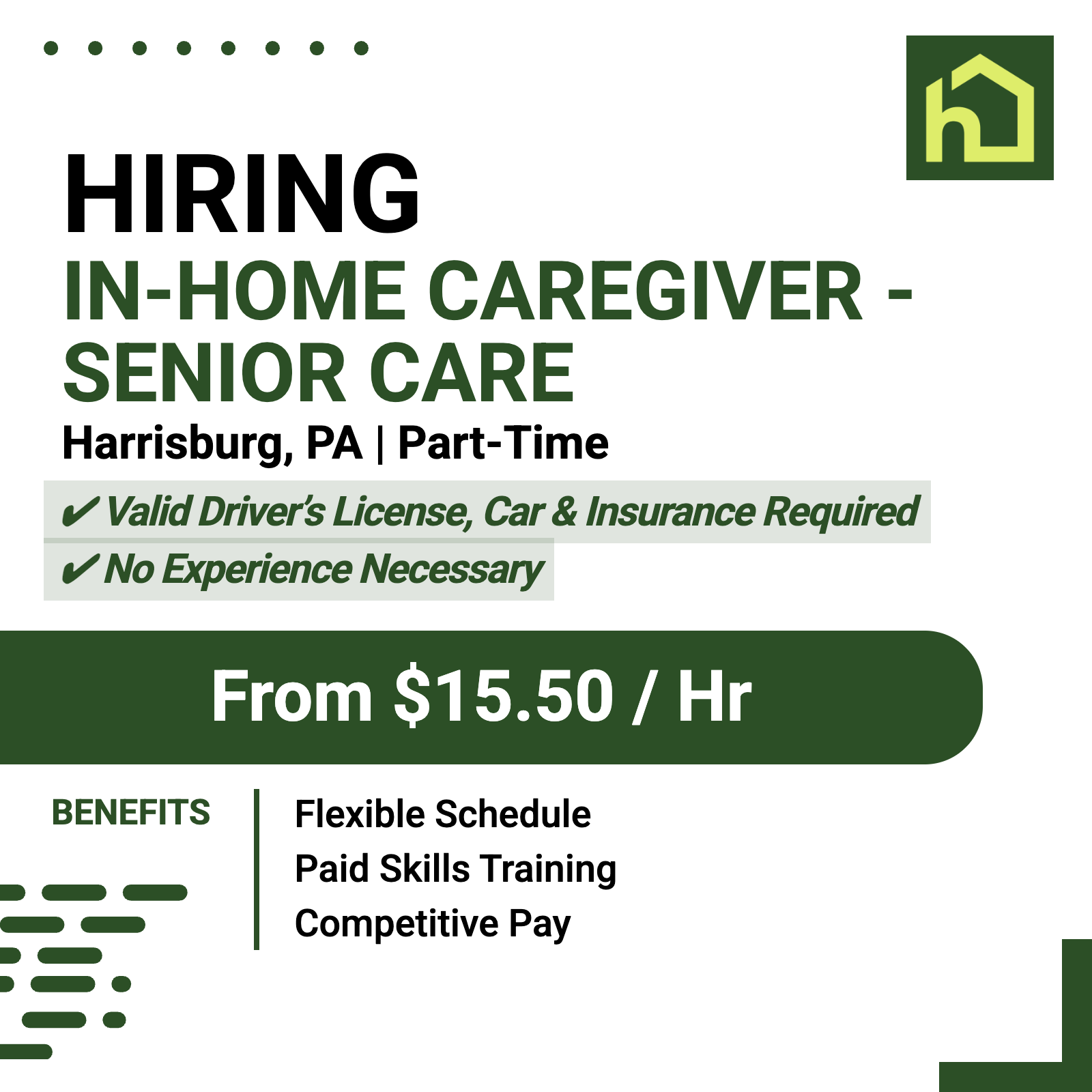 Hireline Healthcare Jobs Facebook ad