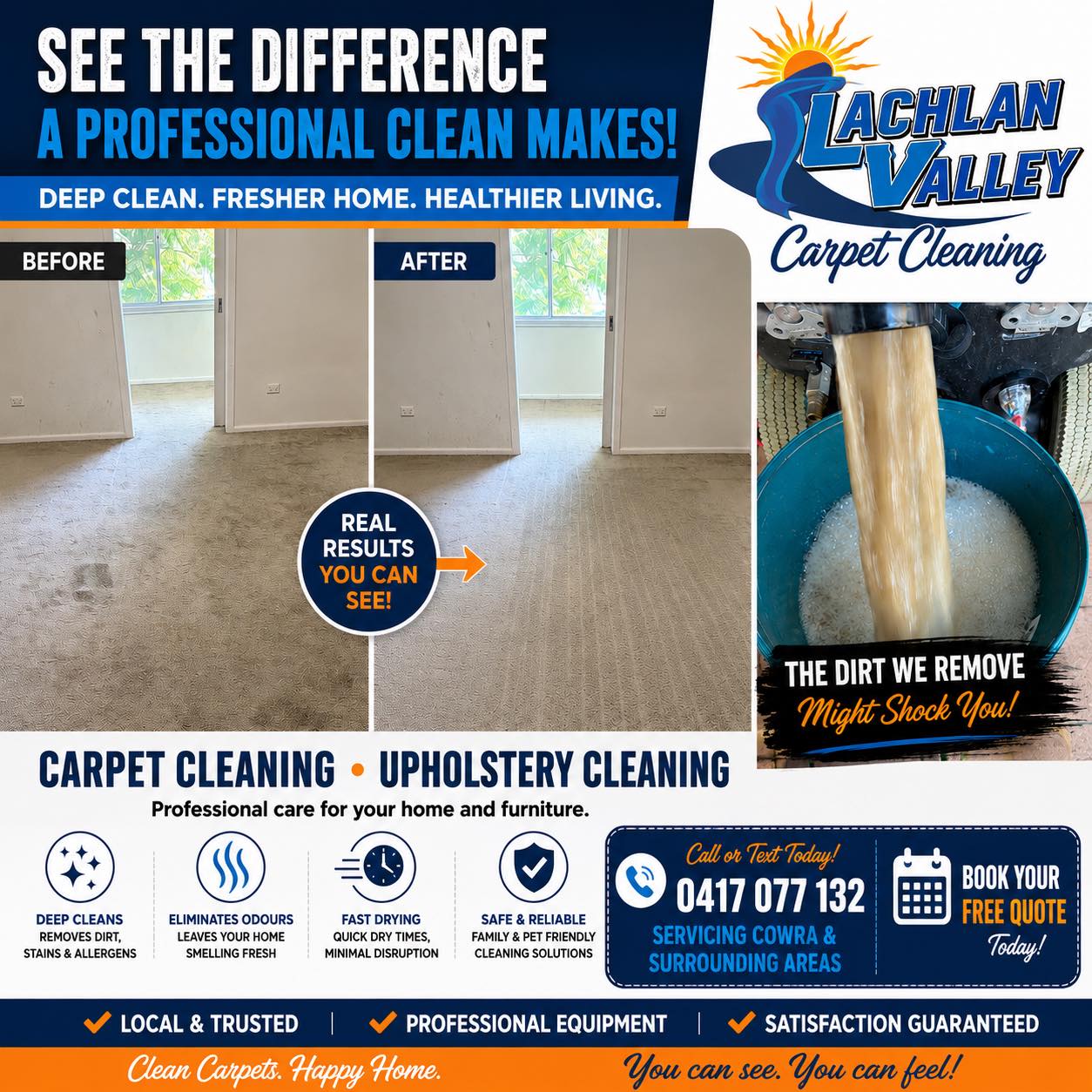 Lachlan Valley Carpet Cleaning Facebook ad