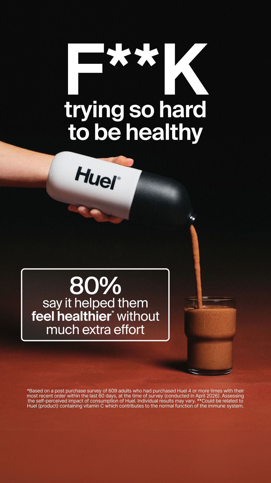 Huel Facebook ad