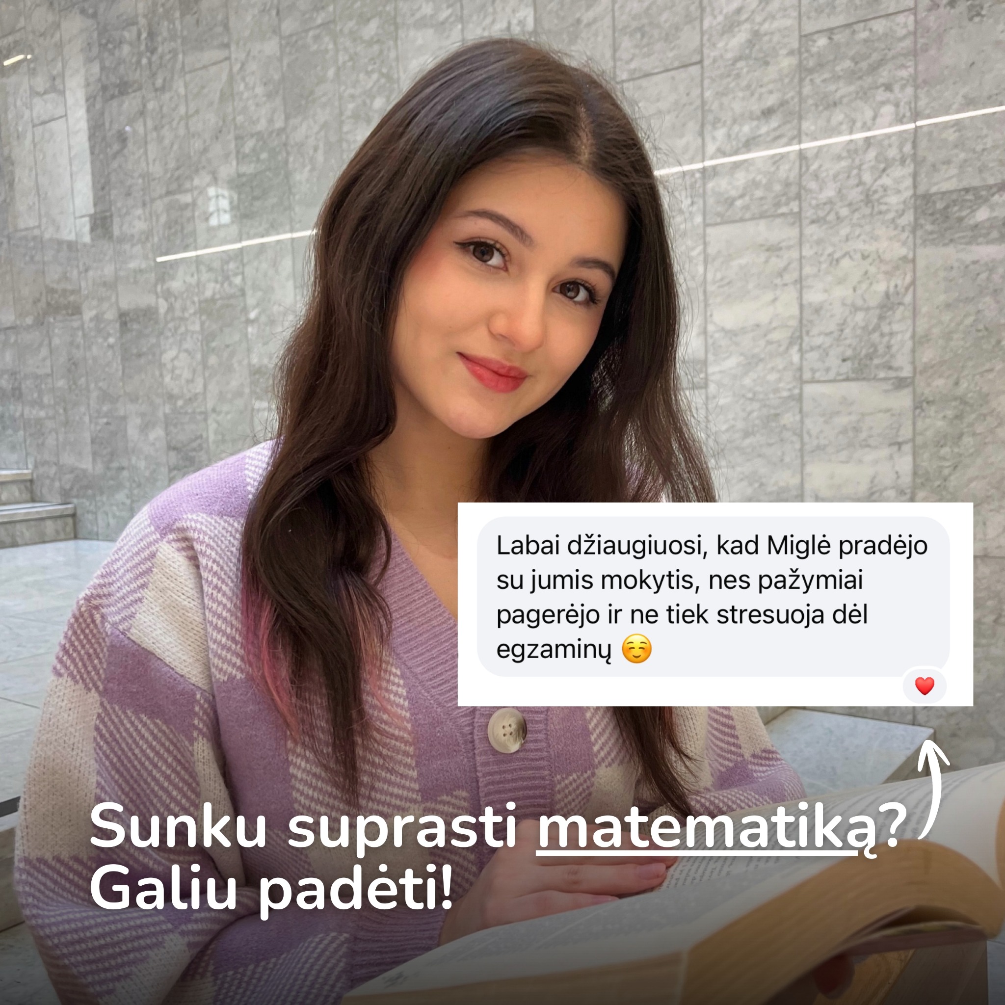 Matematikos mokytoja Silvija Facebook ad
