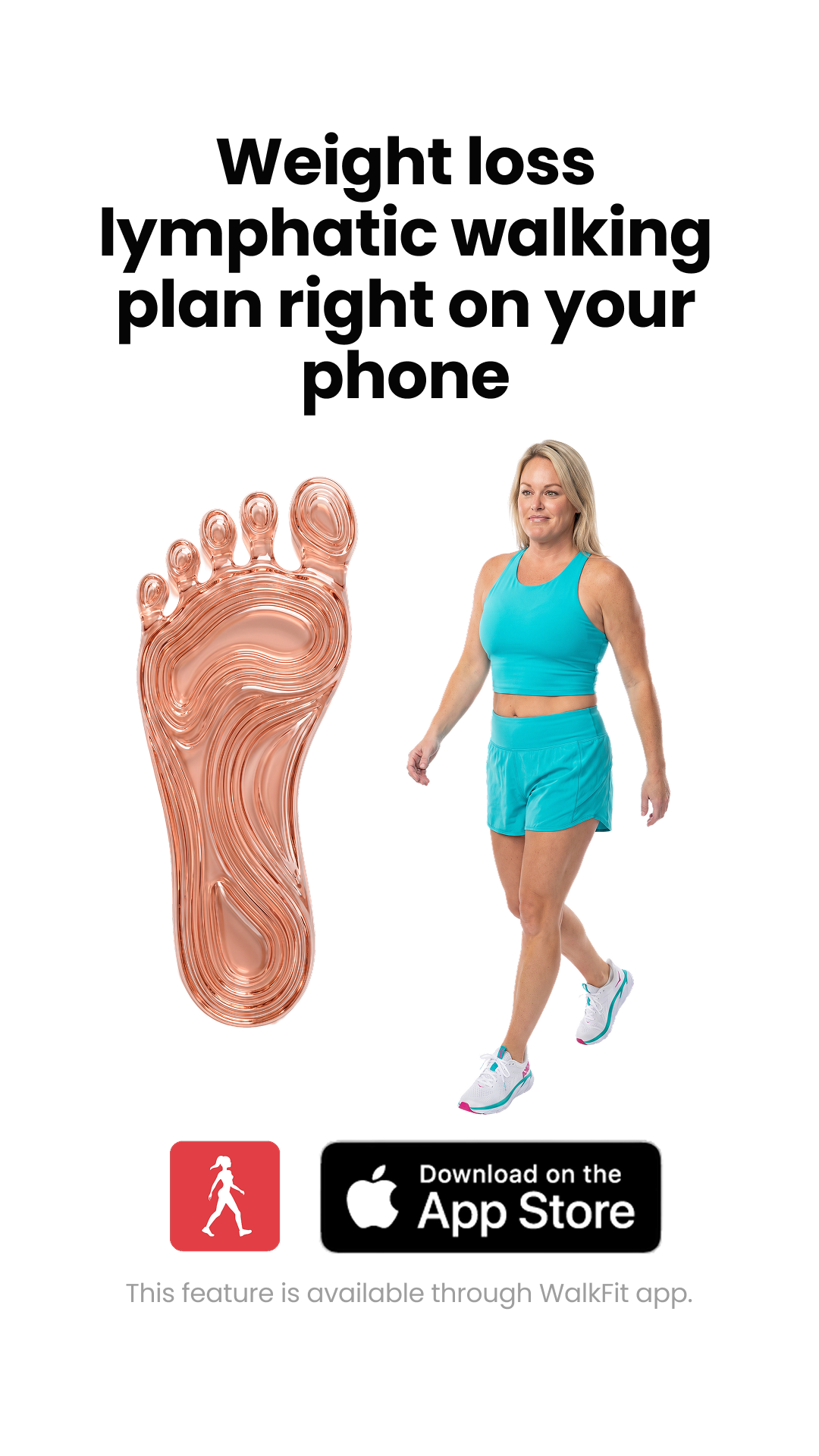 WalkFit Daily Walking Plan Facebook ad