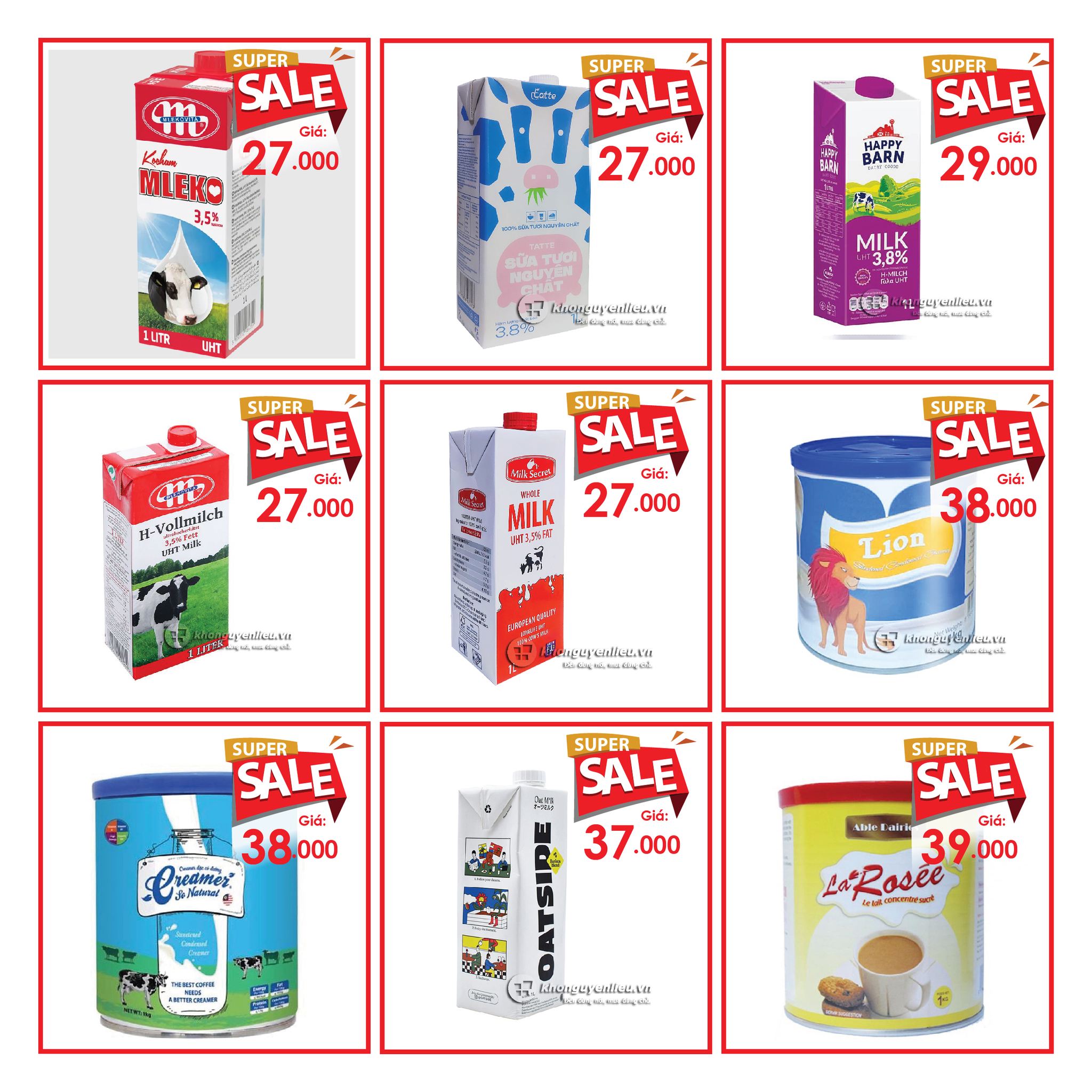 Kho Nguyên Liệu Pha Chế Việt Nam Facebook ad: SALE ĐỒNG GIÁ 6-7/2026