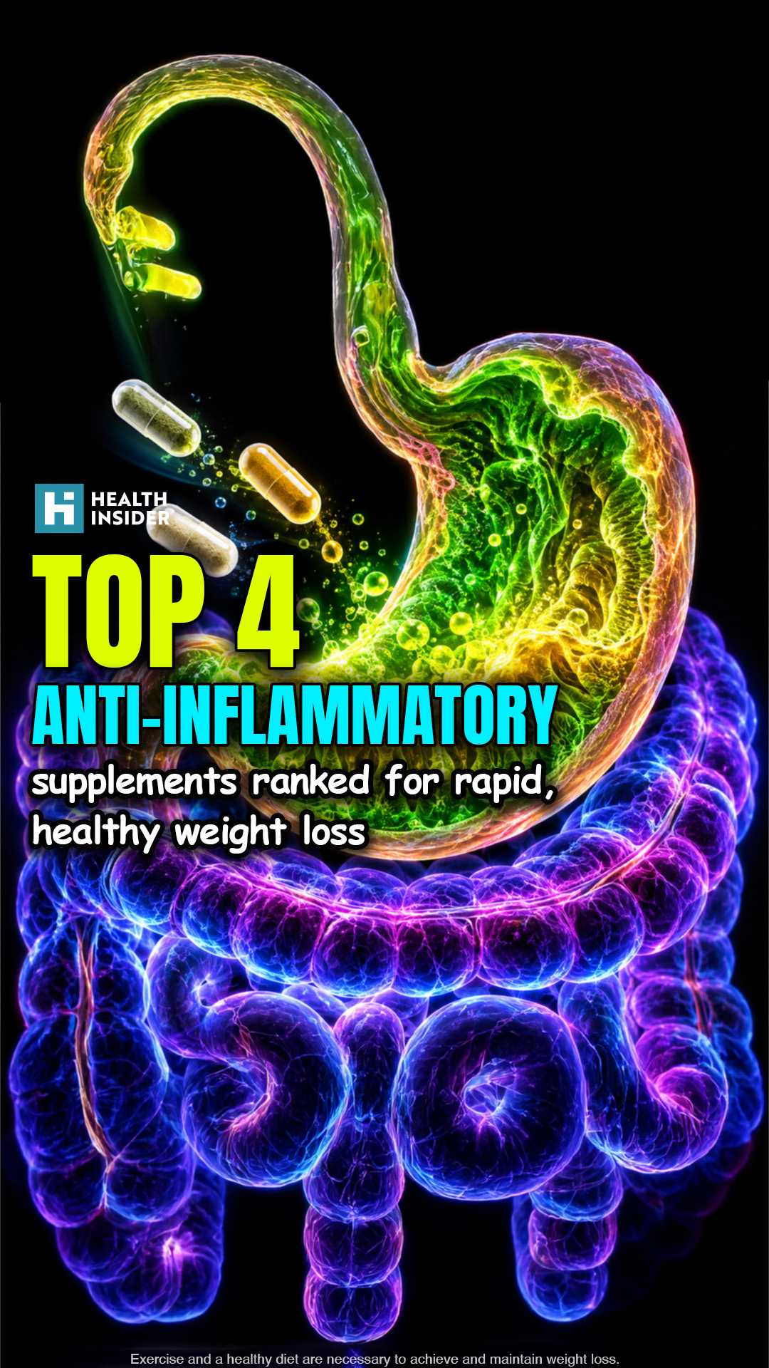 Health Insider Facebook ad: Top 4 anti-inflammatory supplements ranked