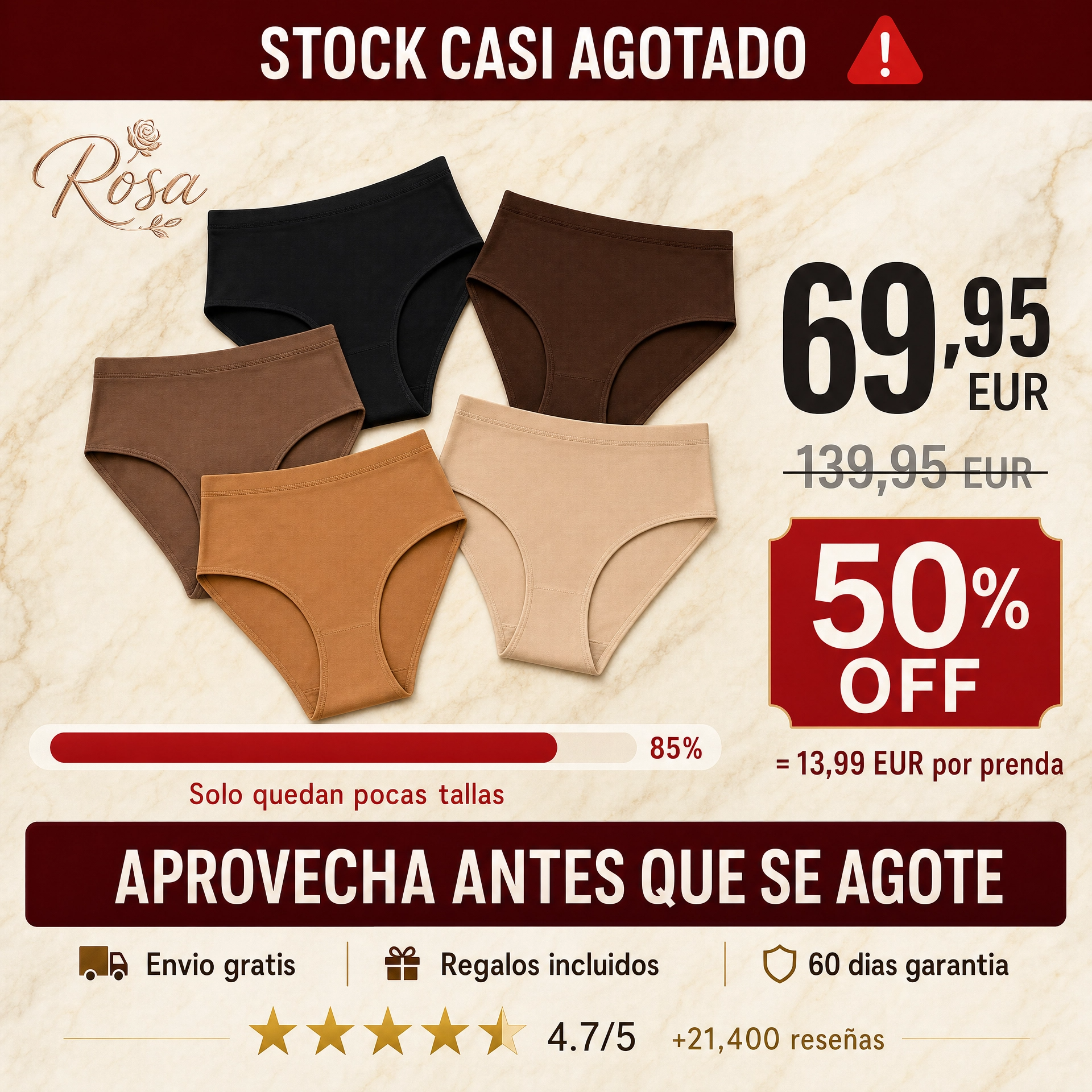 Lencería Rosa Facebook ad