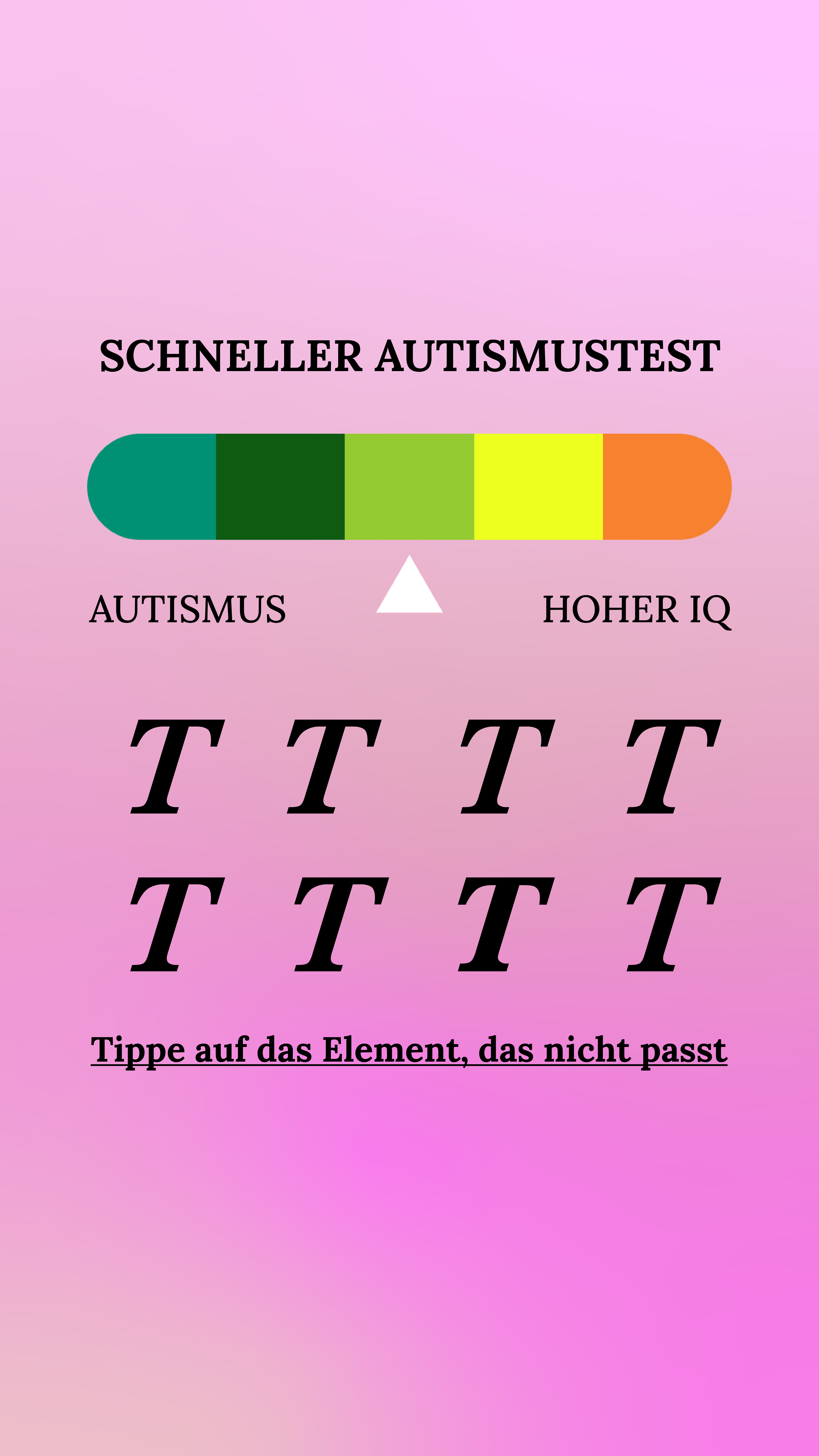 International IQ test Facebook ad