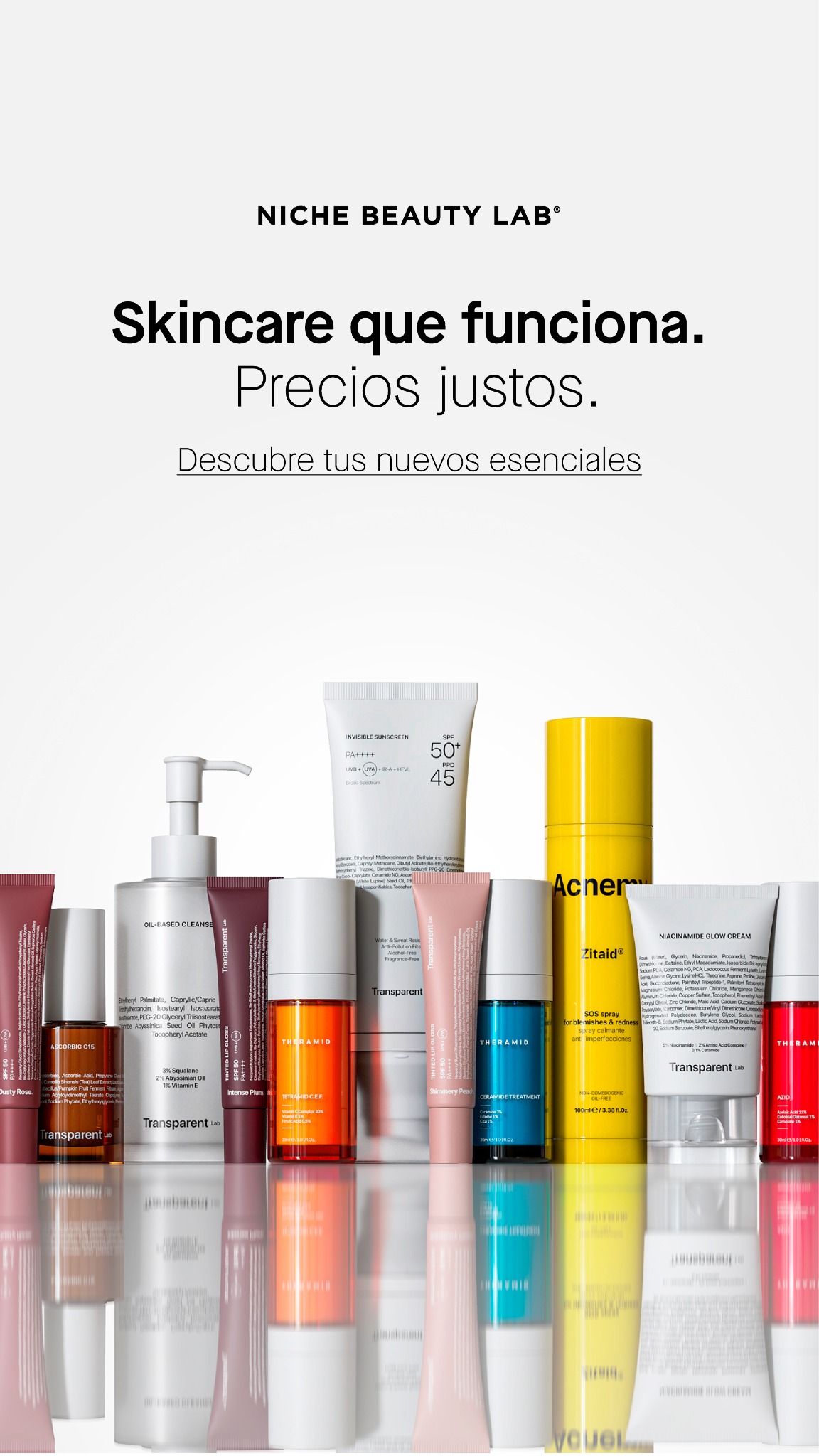 Niche Beauty Lab Facebook ad