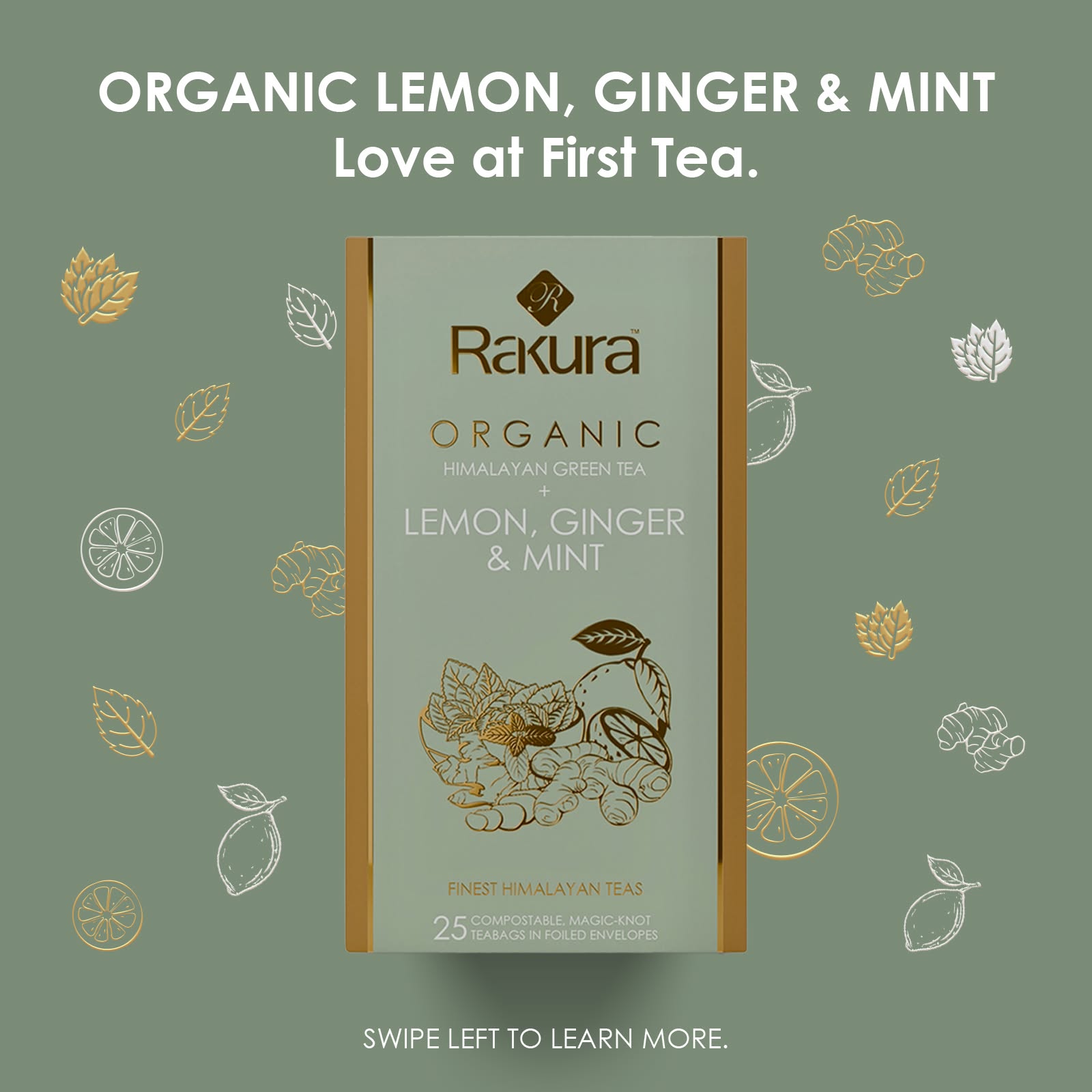 Rakura tea Facebook ad