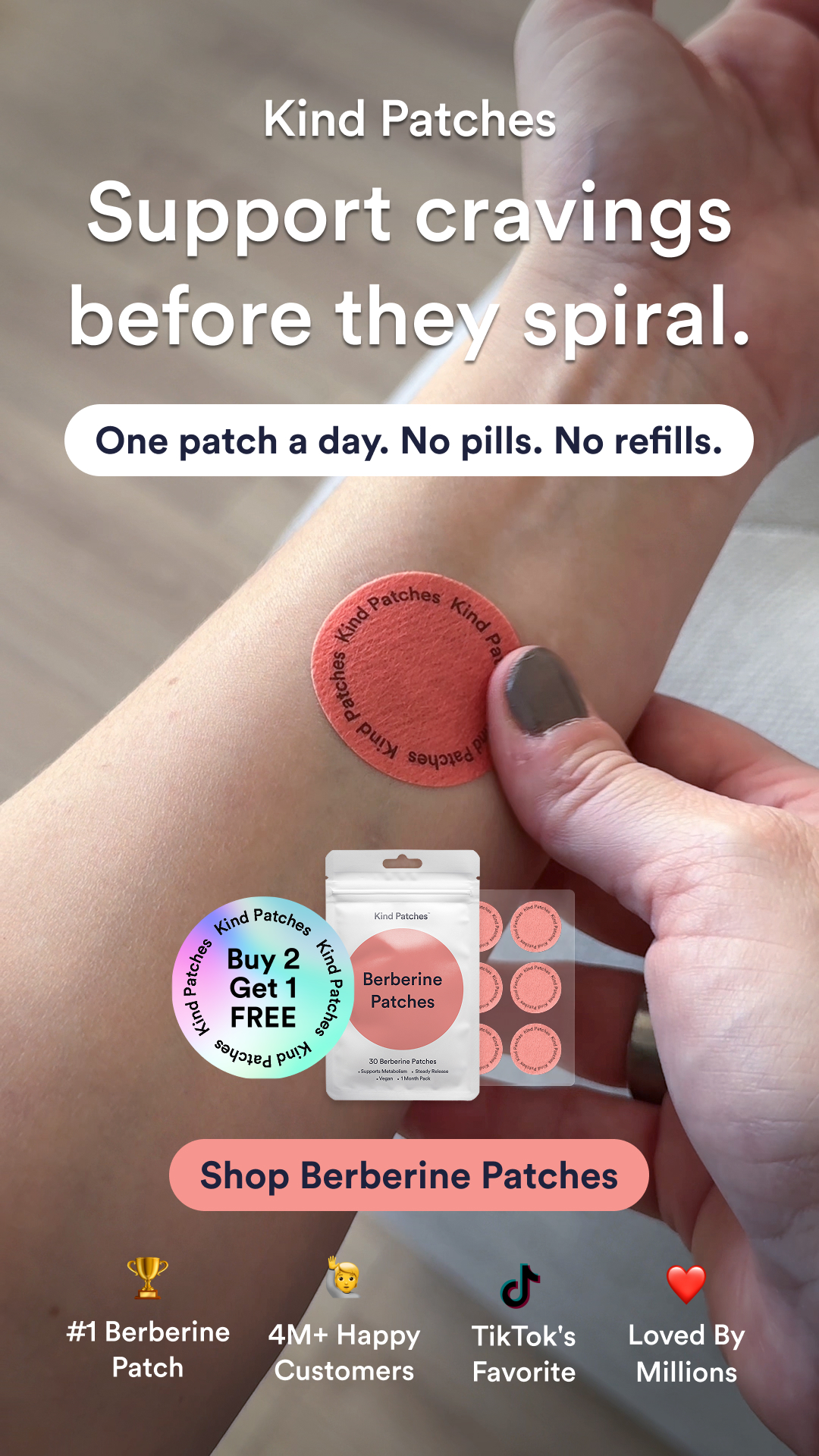 Kind Patches Facebook ad