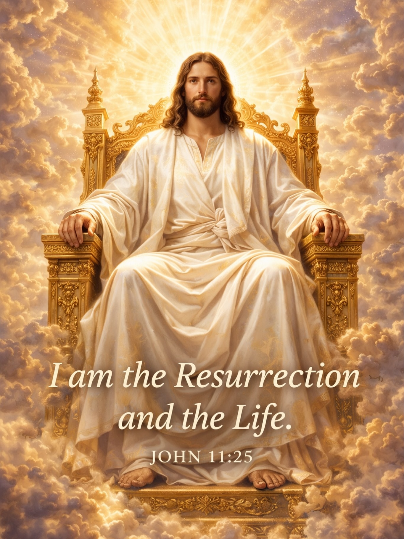 Hearts for Holy Spirit Global Facebook ad: I am the Resurrection and the Life.