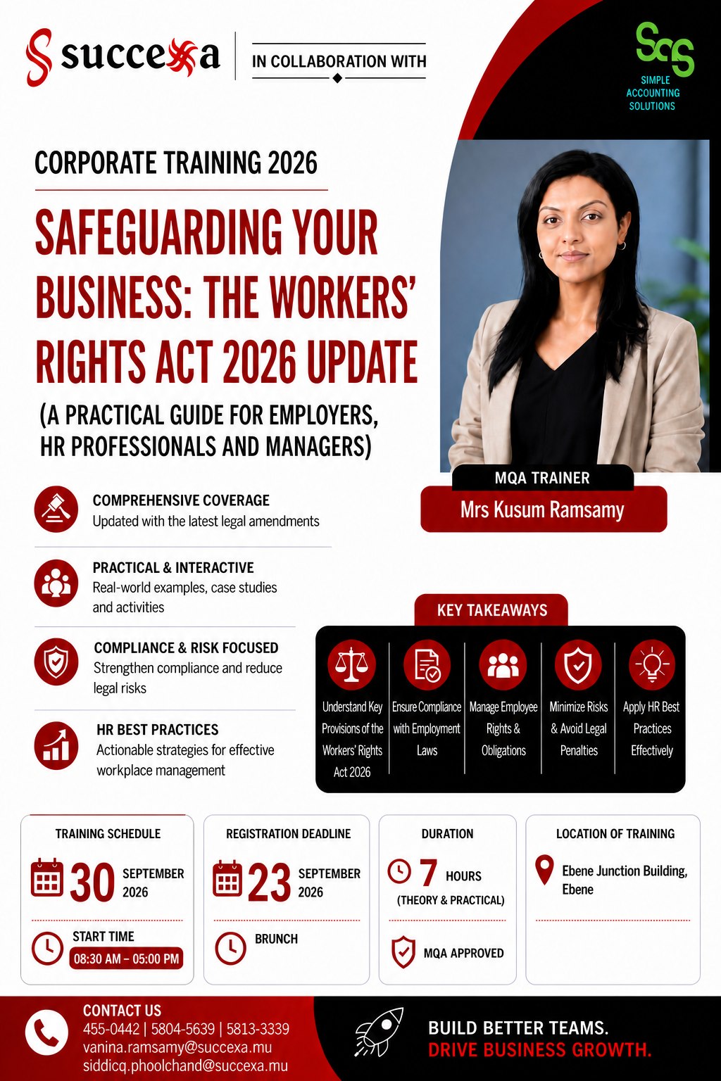 Succexa Ltd Facebook ad: 1 Day Workshop - Safeguarding Your Business: The…