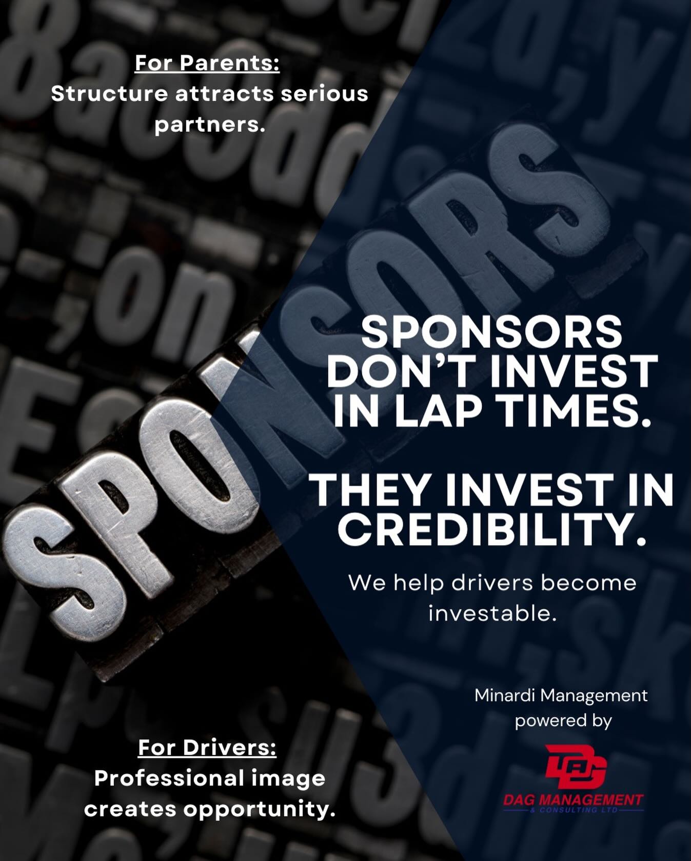 Minardi Management Facebook ad