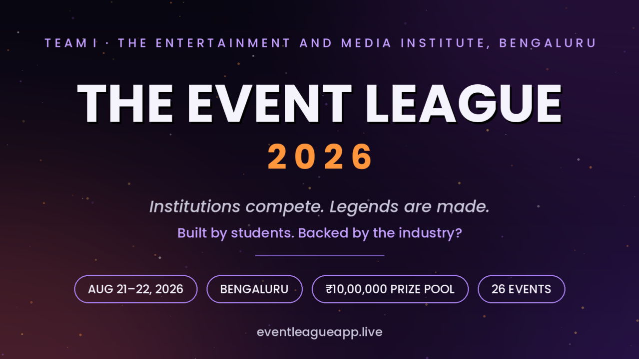 Team.i - The Entertainment and Media Institute Facebook ad: I Handed a ₹1 Crore Event to My Students. Here's Why the…