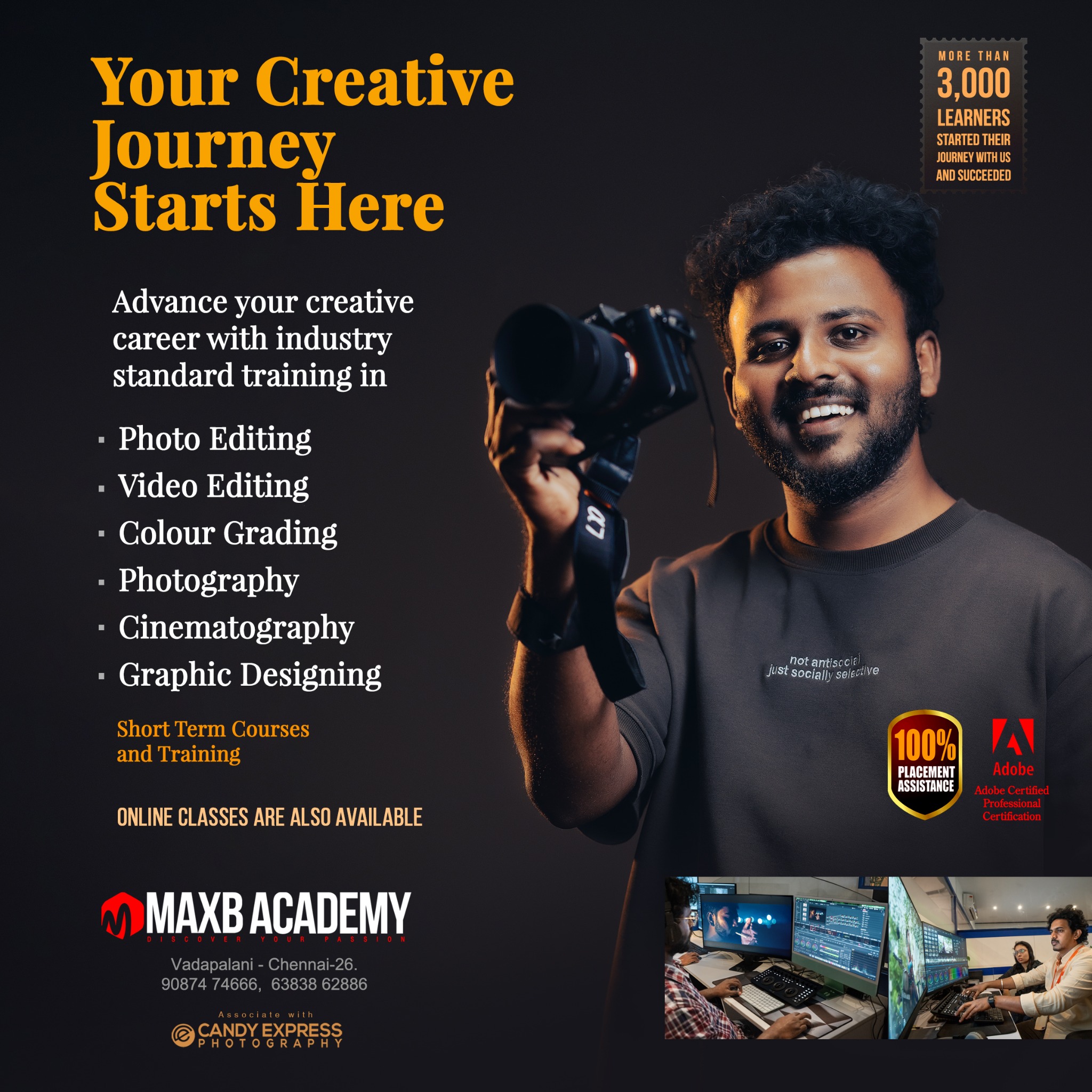 Max B Academy Facebook ad