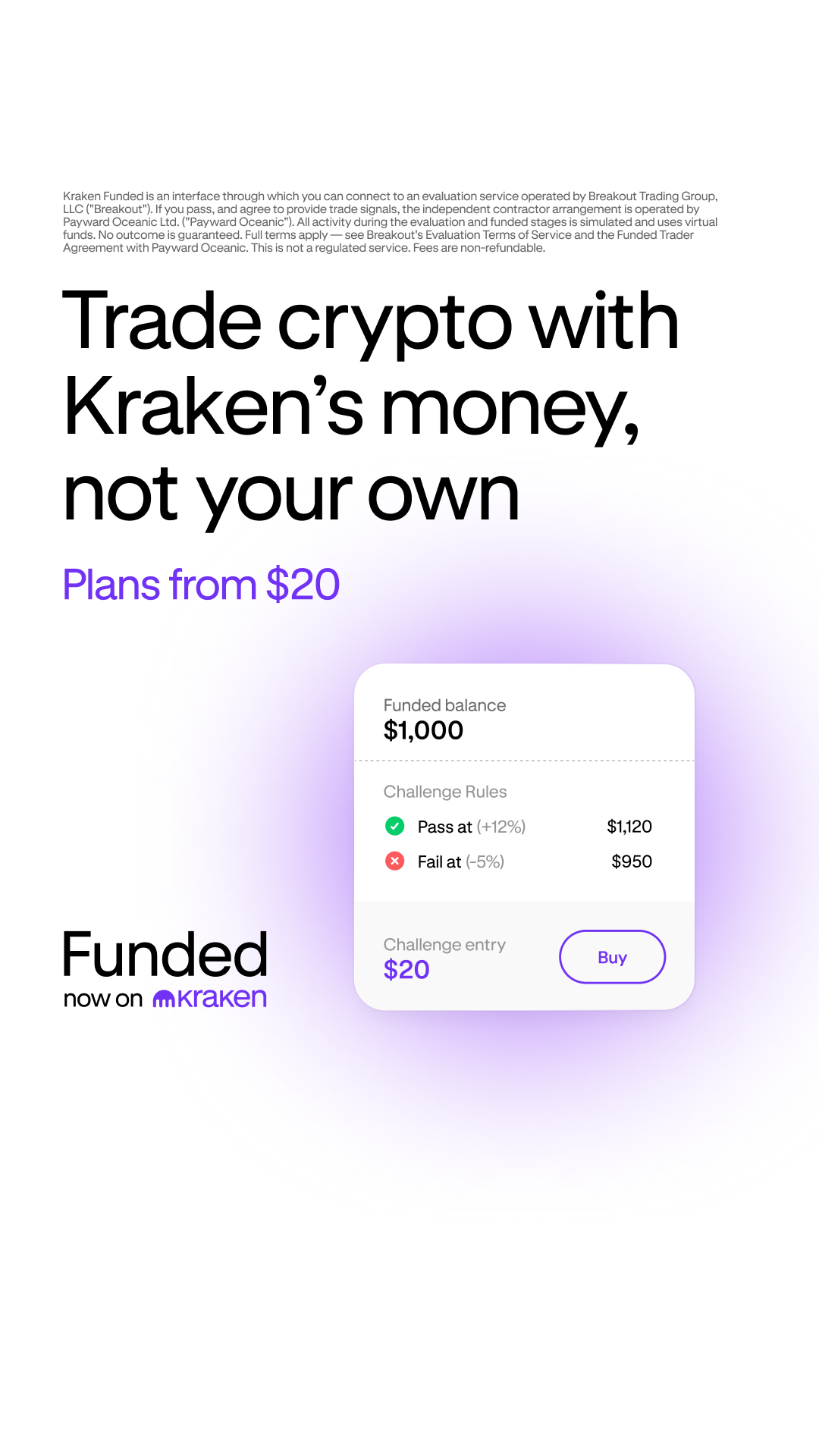 Kraken Digital Asset Exchange Facebook ad