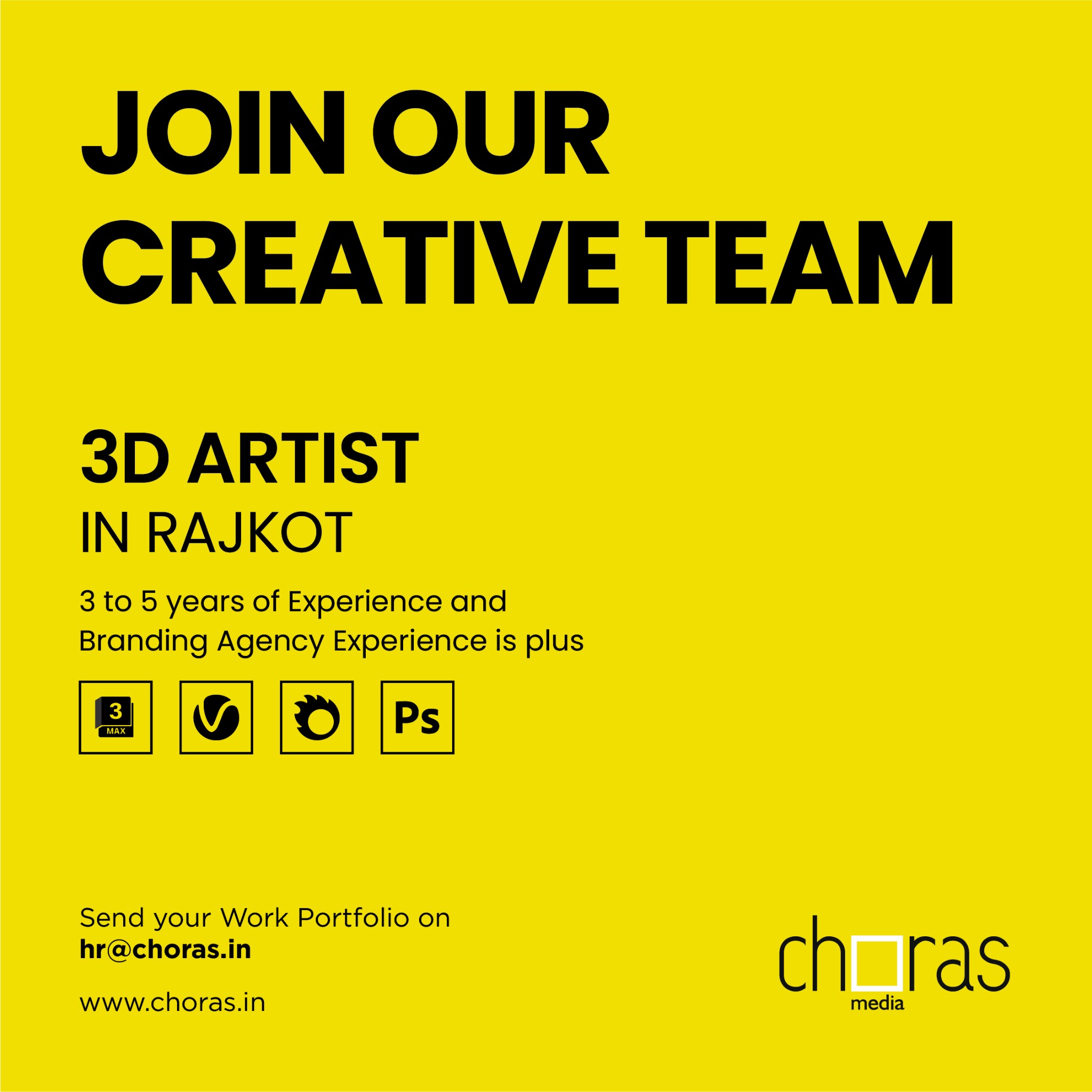 Choras Facebook ad: Be a part of something extraordinary