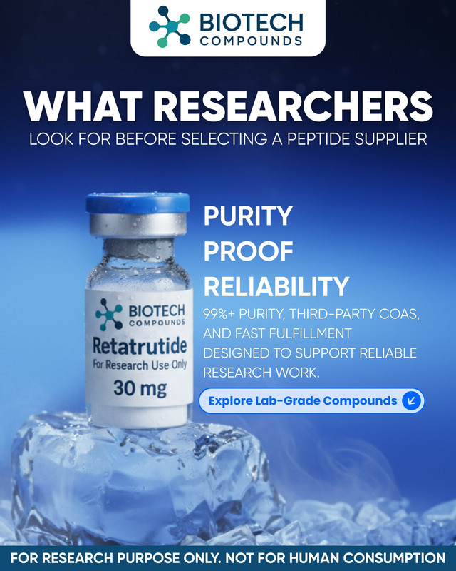 Biotechcompounds Facebook ad: The next-gen GLP-3 support for your cut phase
