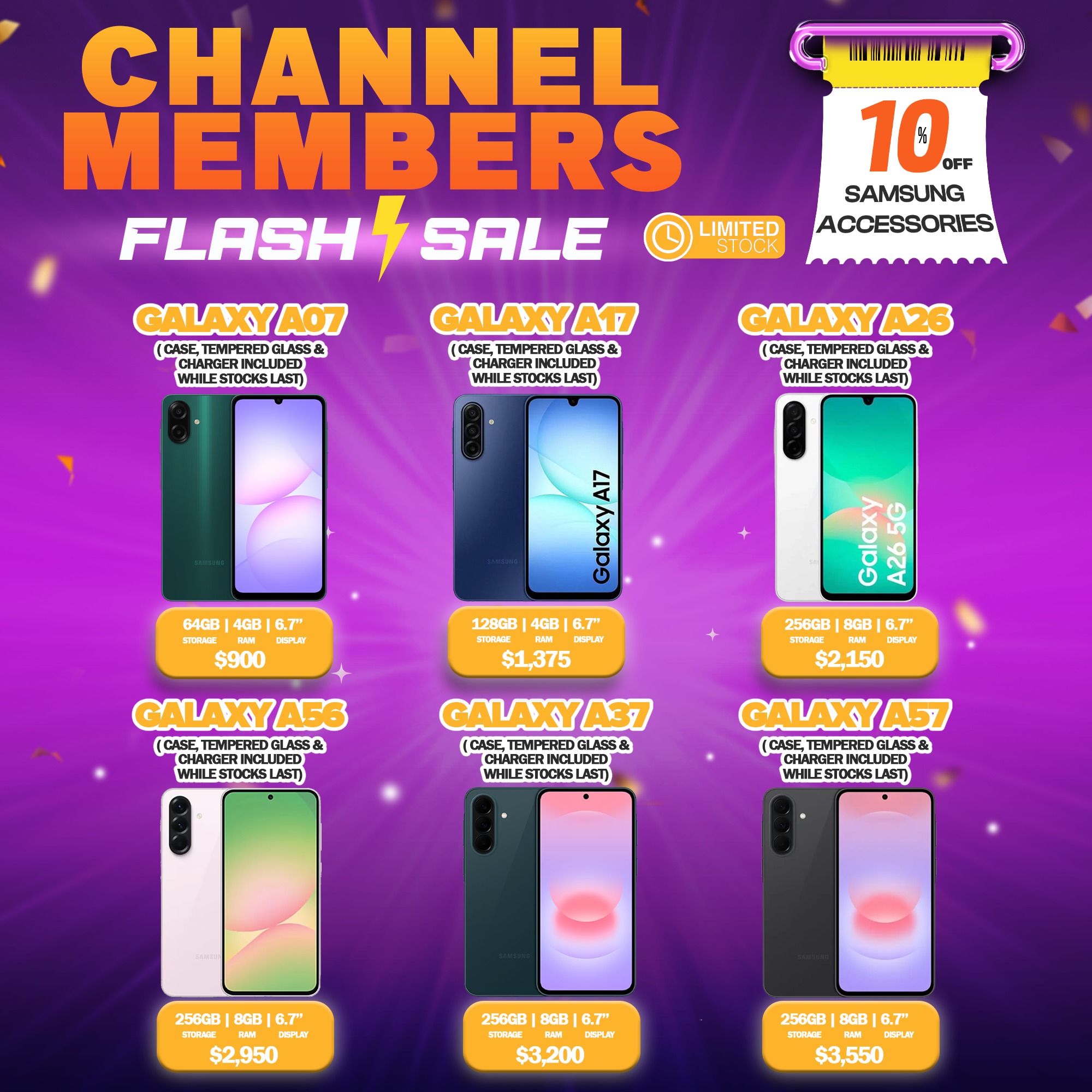 Roc Boyz Electronics Ltd Facebook ad: WHATSAPP CHANNEL MEMBERS ONLY FLASH SALE!