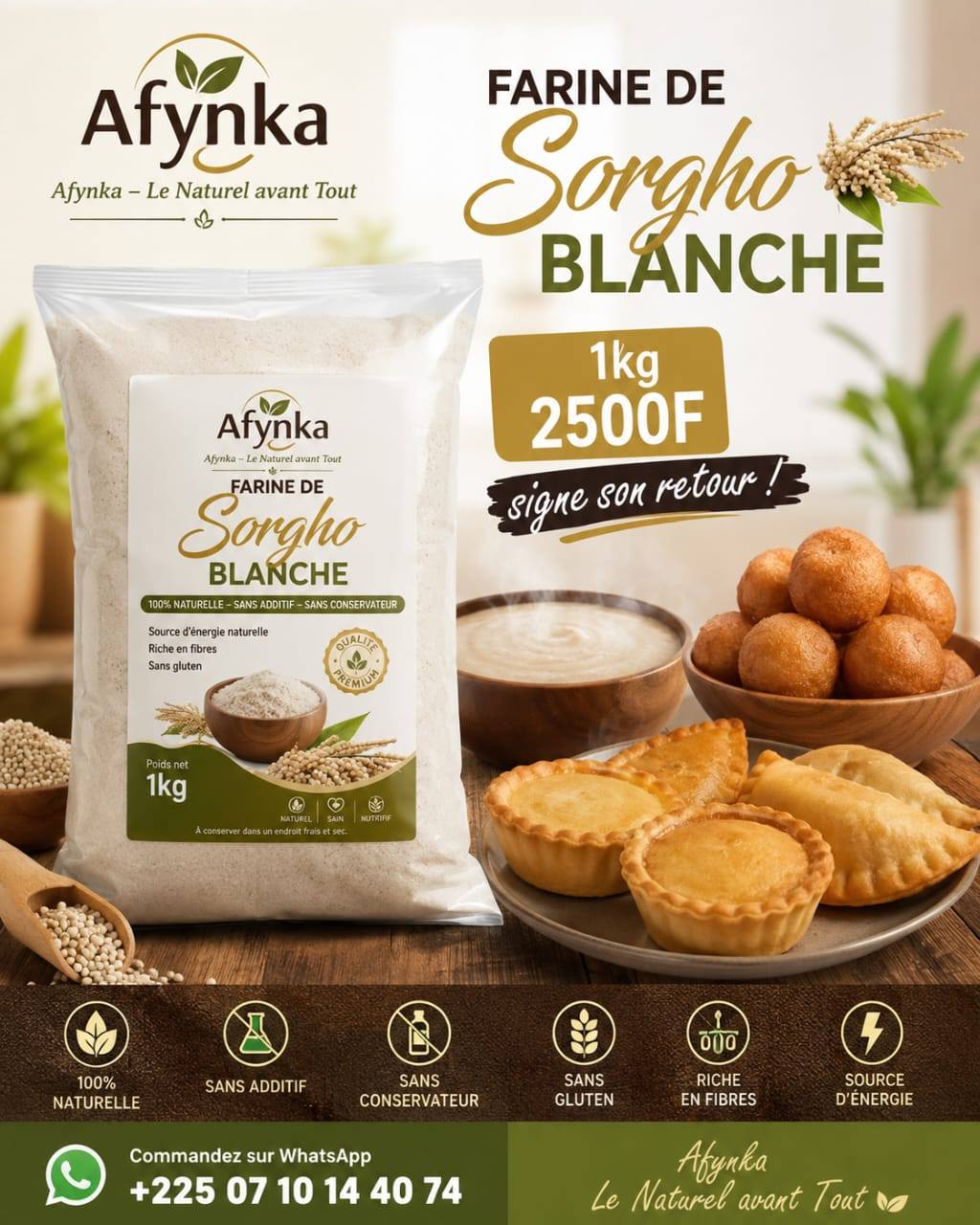 Afynka Facebook ad: Découvrez l'univers Afynka!