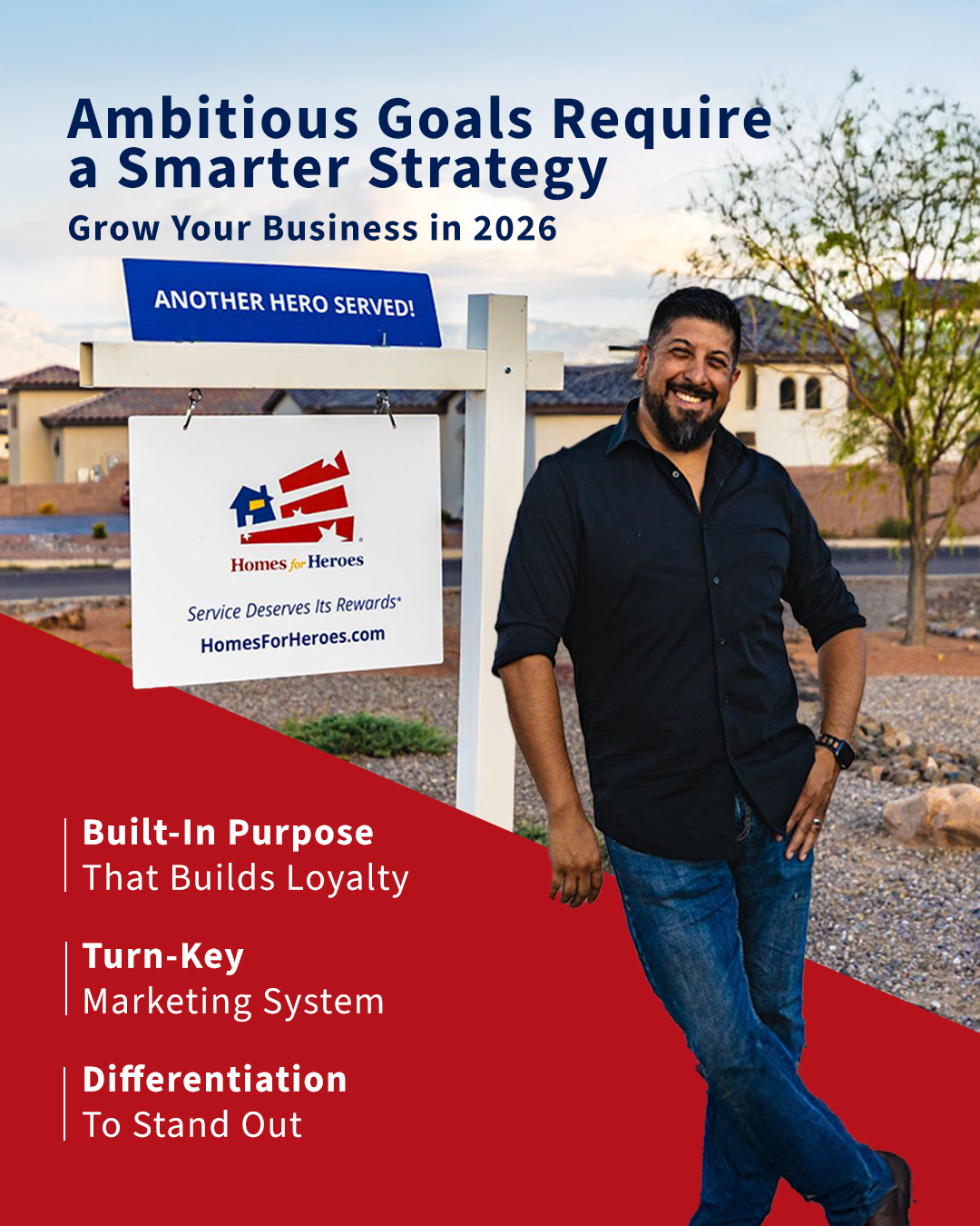 Homes for Heroes Facebook ad: Multiply Your Listings in 2026
