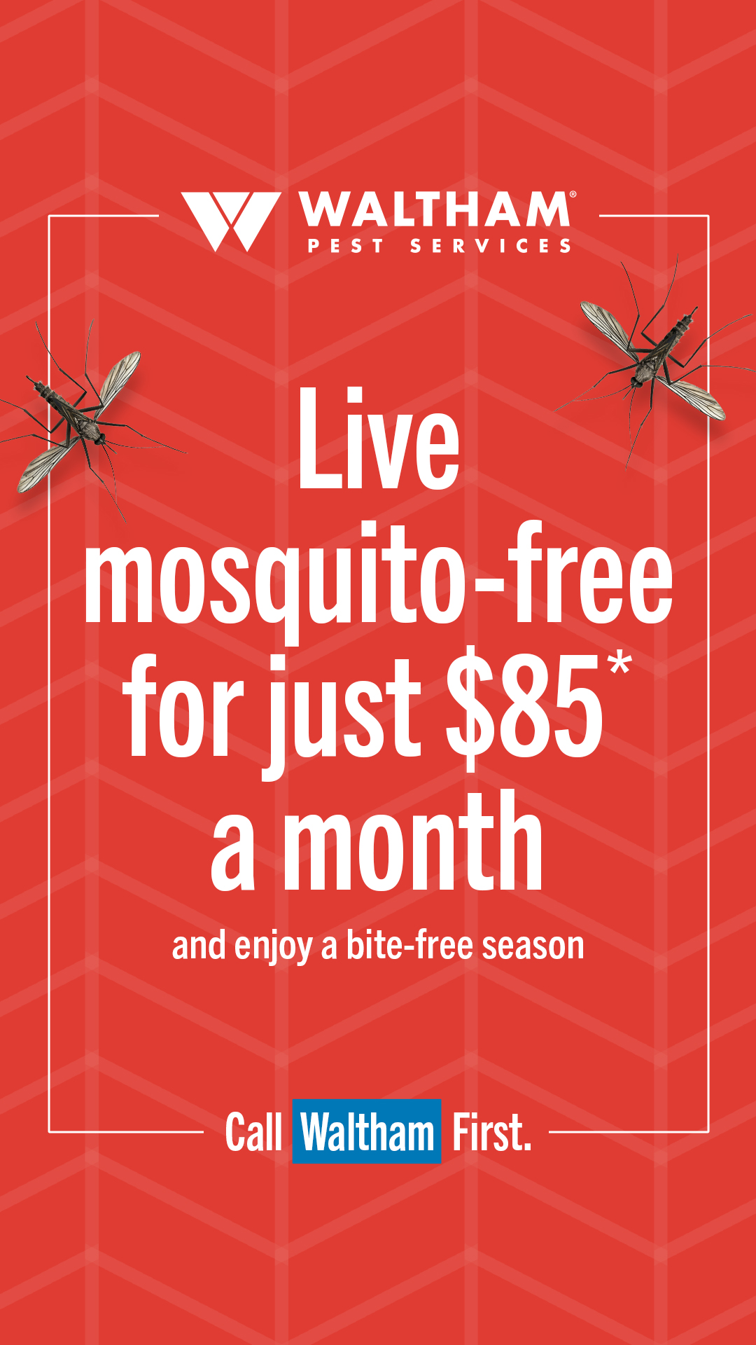 Waltham Pest Services Facebook ad