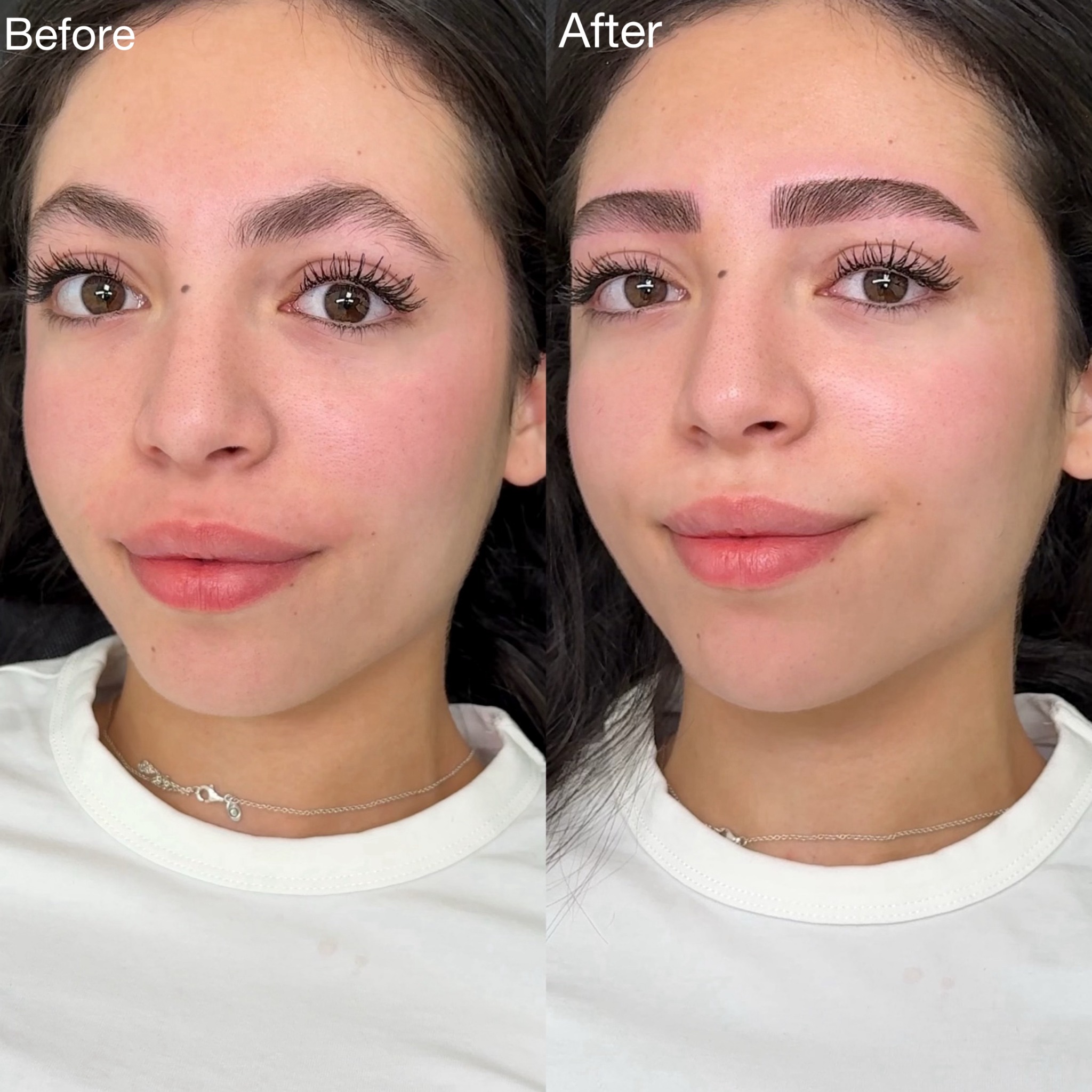 MORAN ODED Eyebrows Artist Facebook ad: חיוך אחד, טיפול אחד, גבות מושלמות