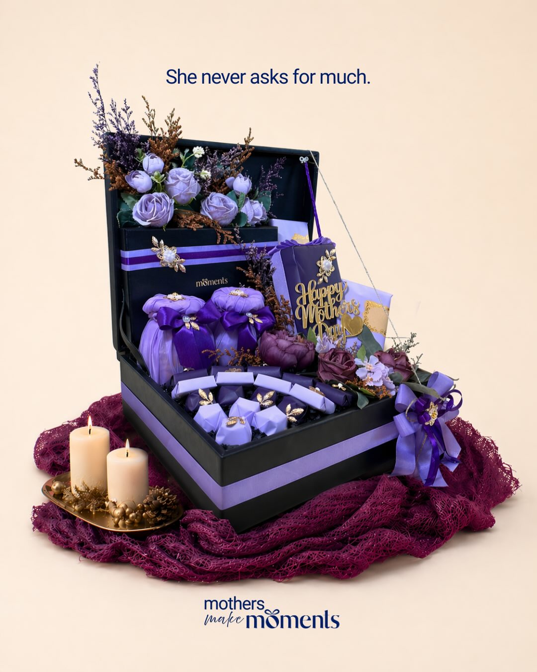 Moments Gift Shop Facebook ad: For the one who gives without keeping score.