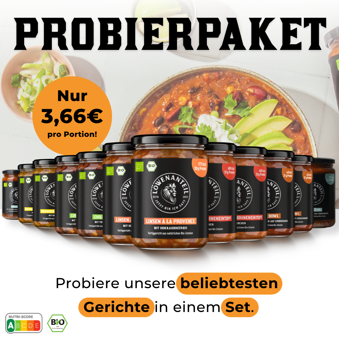 Löwenanteil Facebook ad: Jetzt sparen mit unserem Probierpaket!