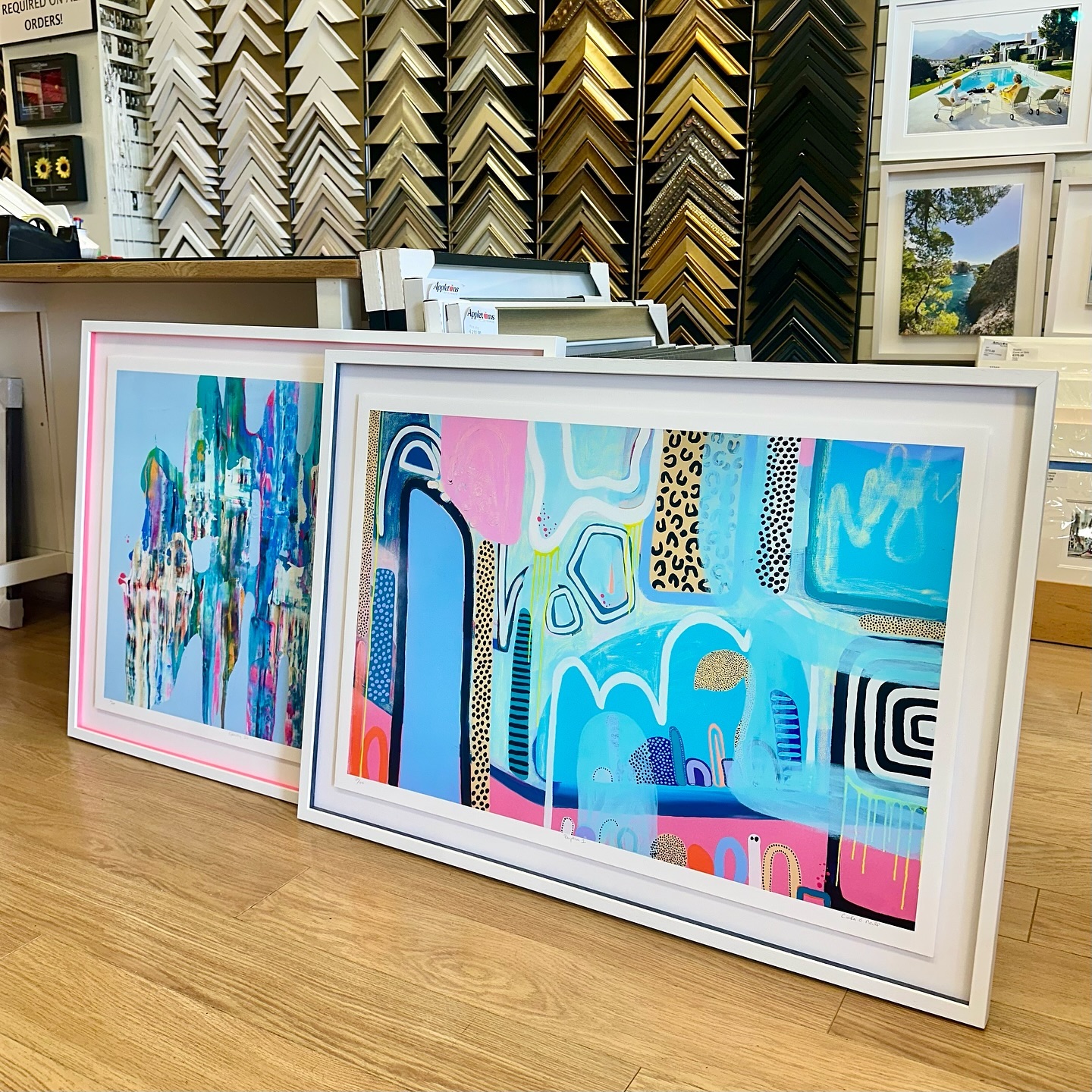 Appletons Picture Framers ad creative