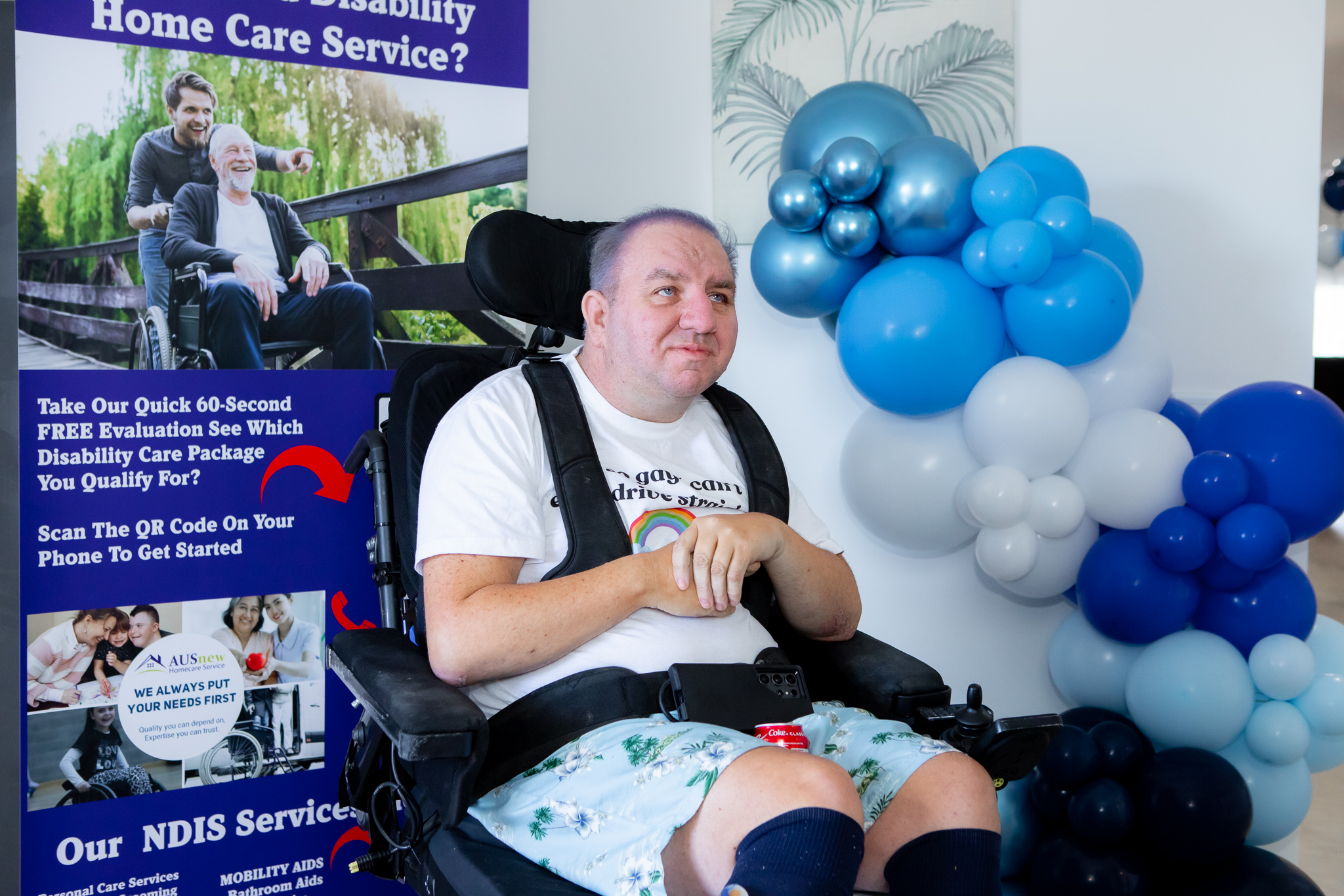 Ausnew Support Services Facebook ad from Feb 15, 2026