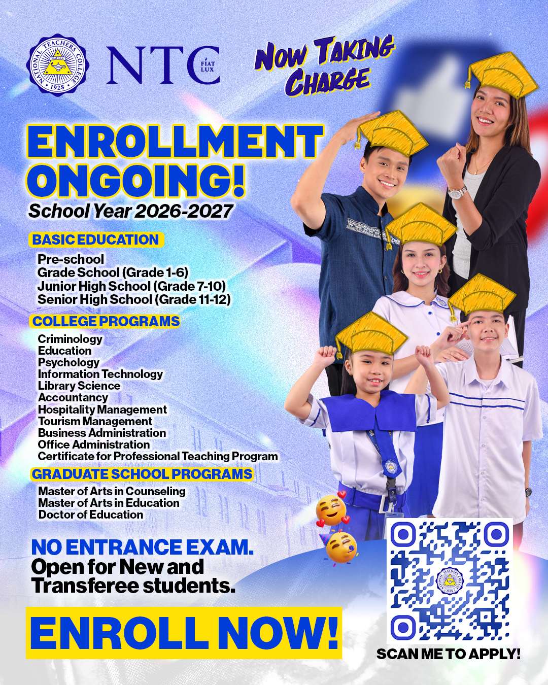 National Teachers College Facebook ad