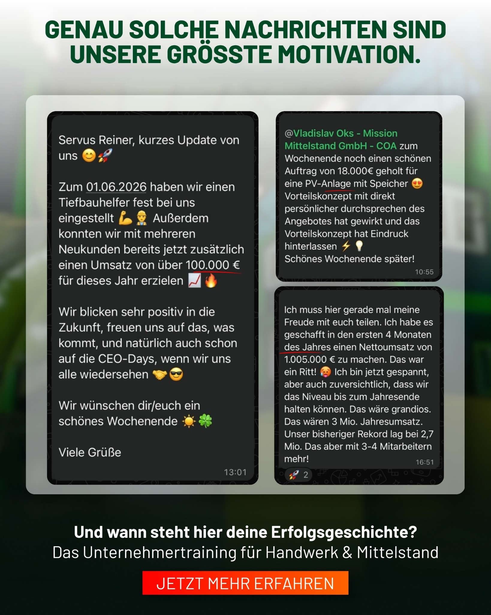 Matthias Aumann Facebook ad: Das Erfolgsgeheimnis von 6.000+ Betrieben