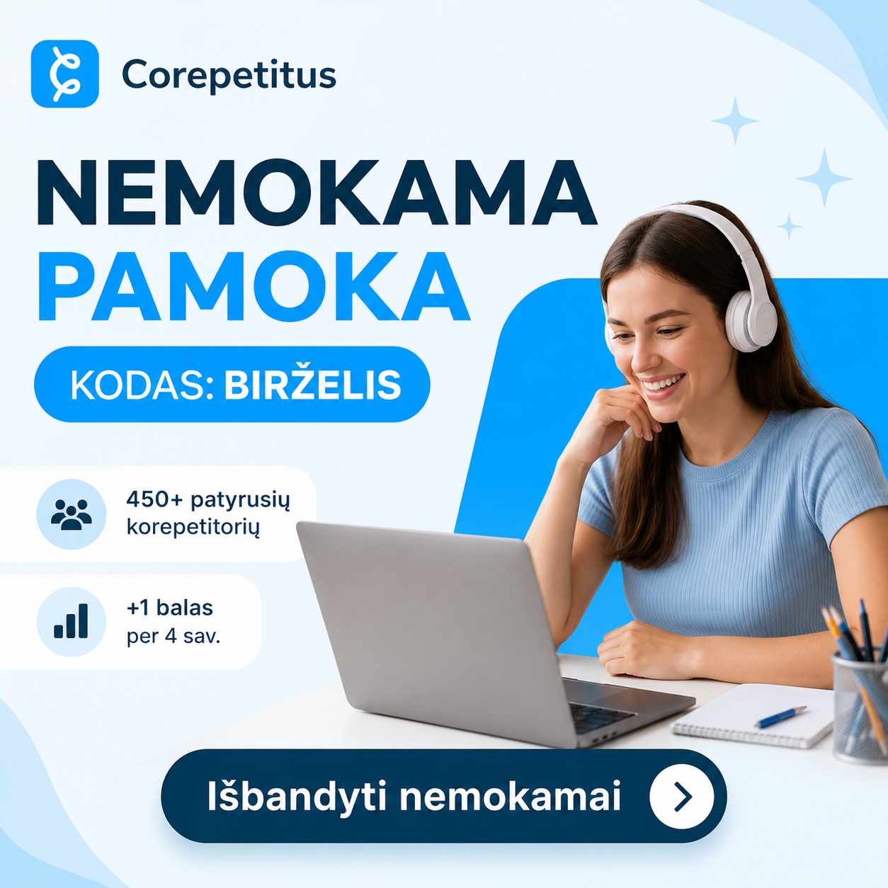 Corepetitus Facebook ad