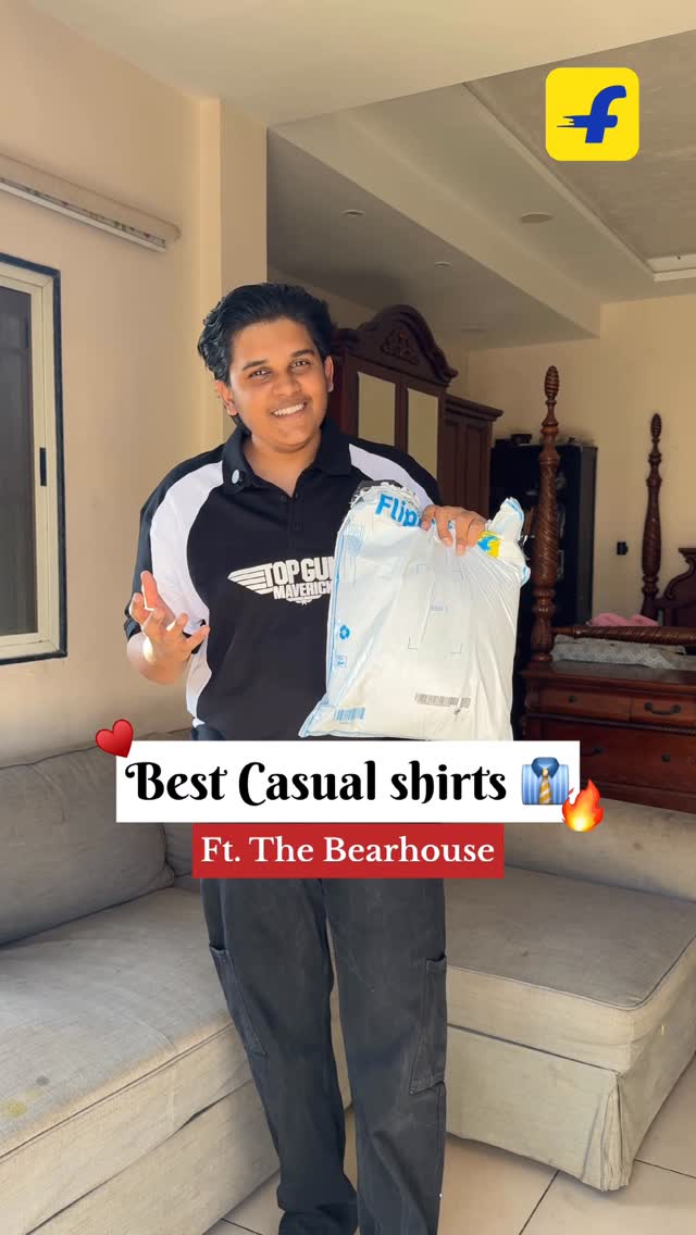 Flipkart Facebook ad: Best Casual shirts from bearhouse that to on…