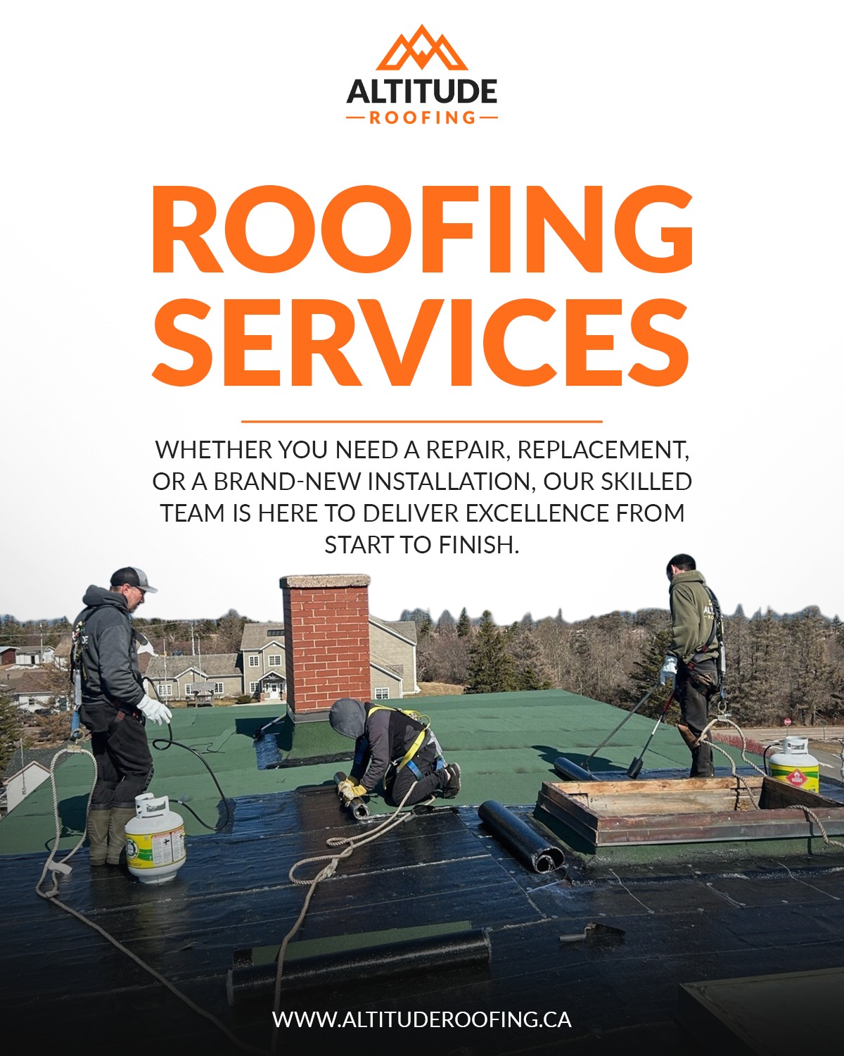 Altitude Roofing Facebook ad