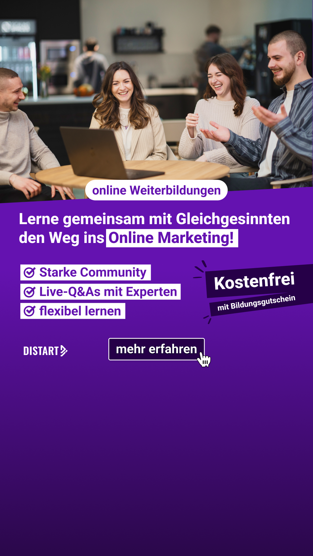 Distart Facebook ad