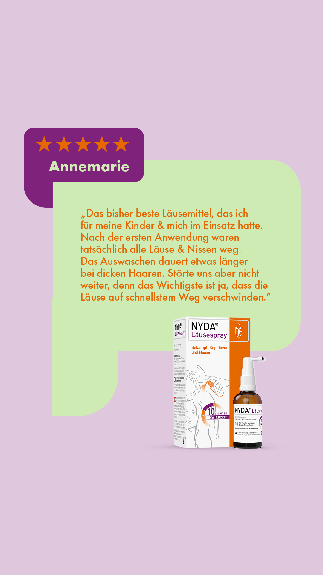 NYDA - das effektive Mittel gegen Läuse und Nissen Facebook ad from Apr 10, 2026